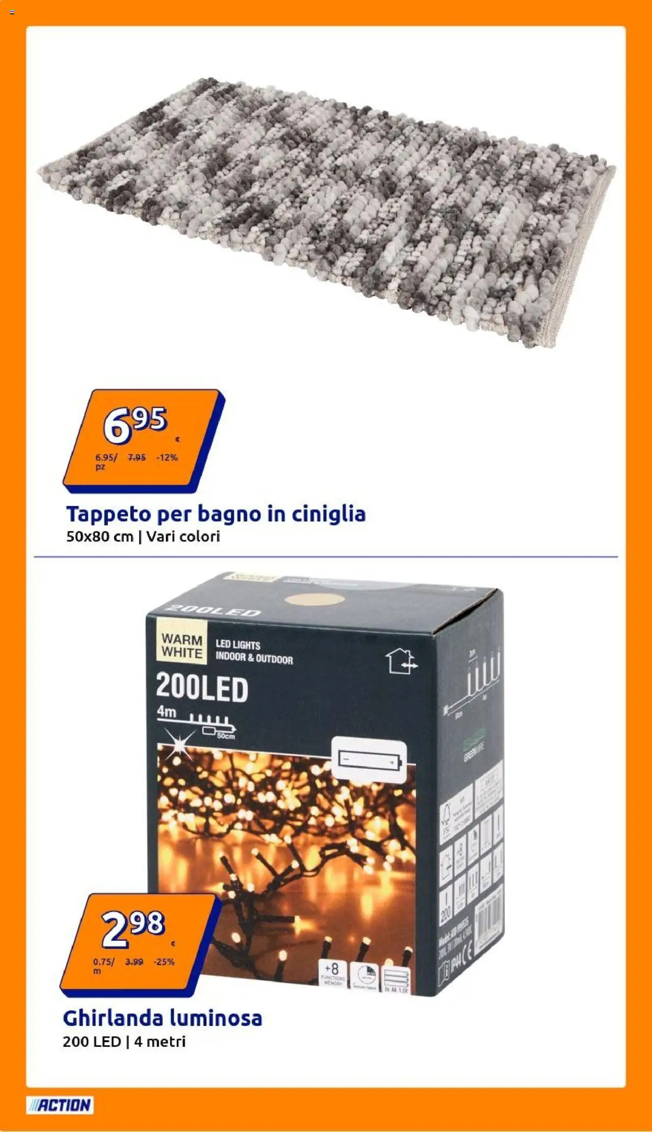 Volantino Action del 15.10.2025 | Pagina: 8 | Prodotti: Bagno, Tappeto