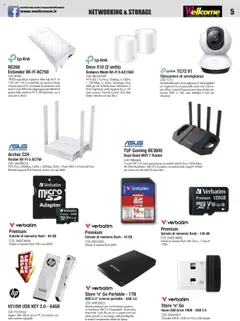 Volantino Wellcome del 18.04.2025 | Pagina: 5 | Prodotti: Router, Tè, Video, USB