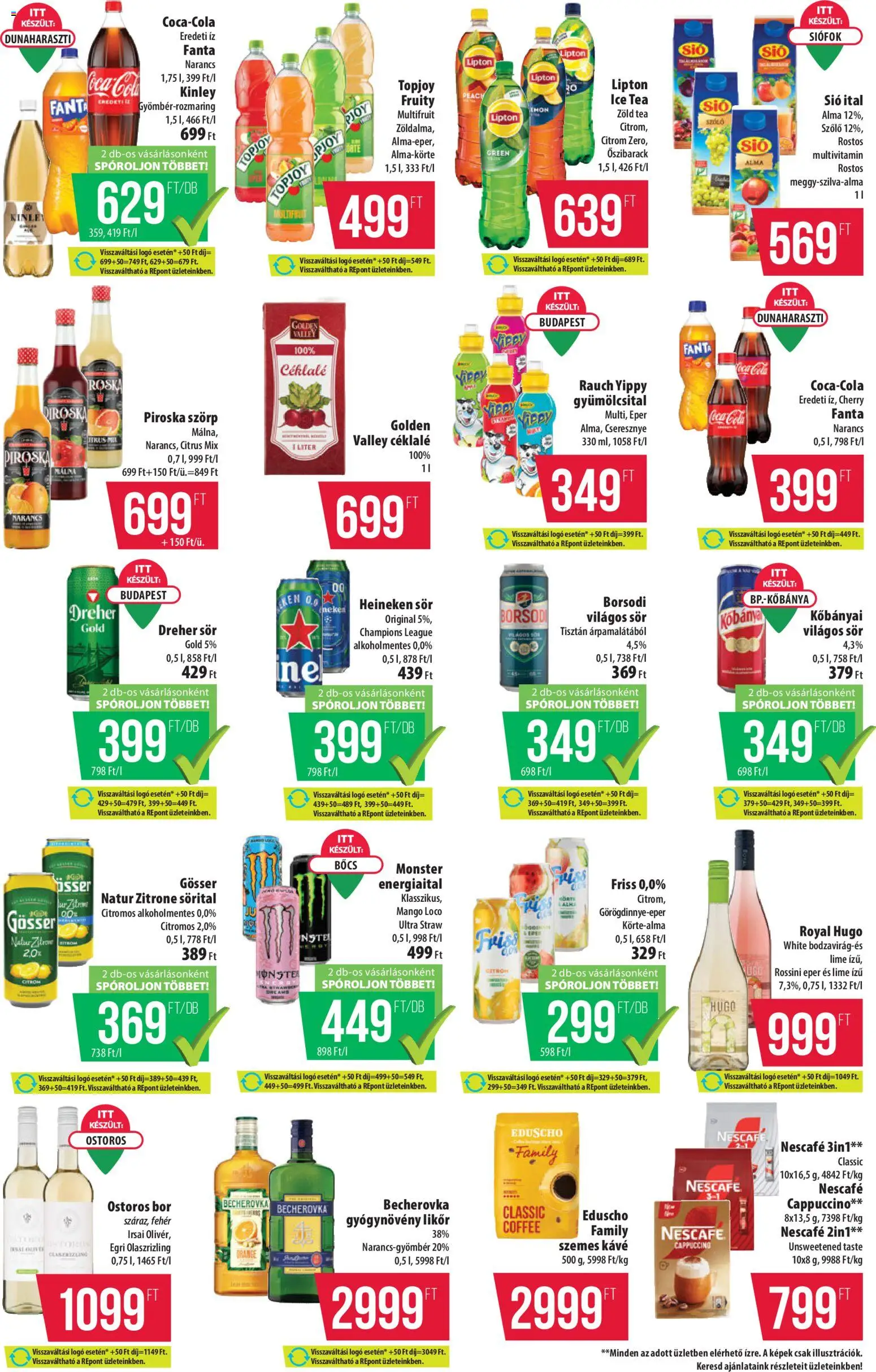 COOP akciós ujság - amely érvényes a következő dátumtól: 30.04.2026 | Oldal: 10 | Termékek: Szörp, Szőlő, Cola, Multivitamin