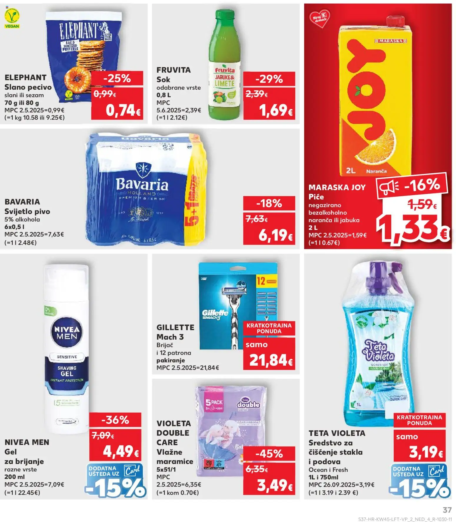 Kaufland katalog | vrijedi od 05.11.2025 | Stranica: 37 | Proizvodi: Brijač, Nivea, Violeta, Jabuka