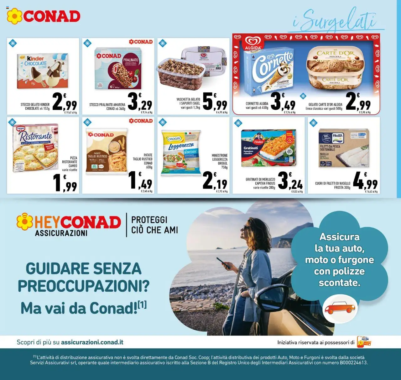 Volantino Conad del 10.09.2025 | Pagina: 11 | Prodotti: Minestrone, Cornetto, Gelato, Pesca