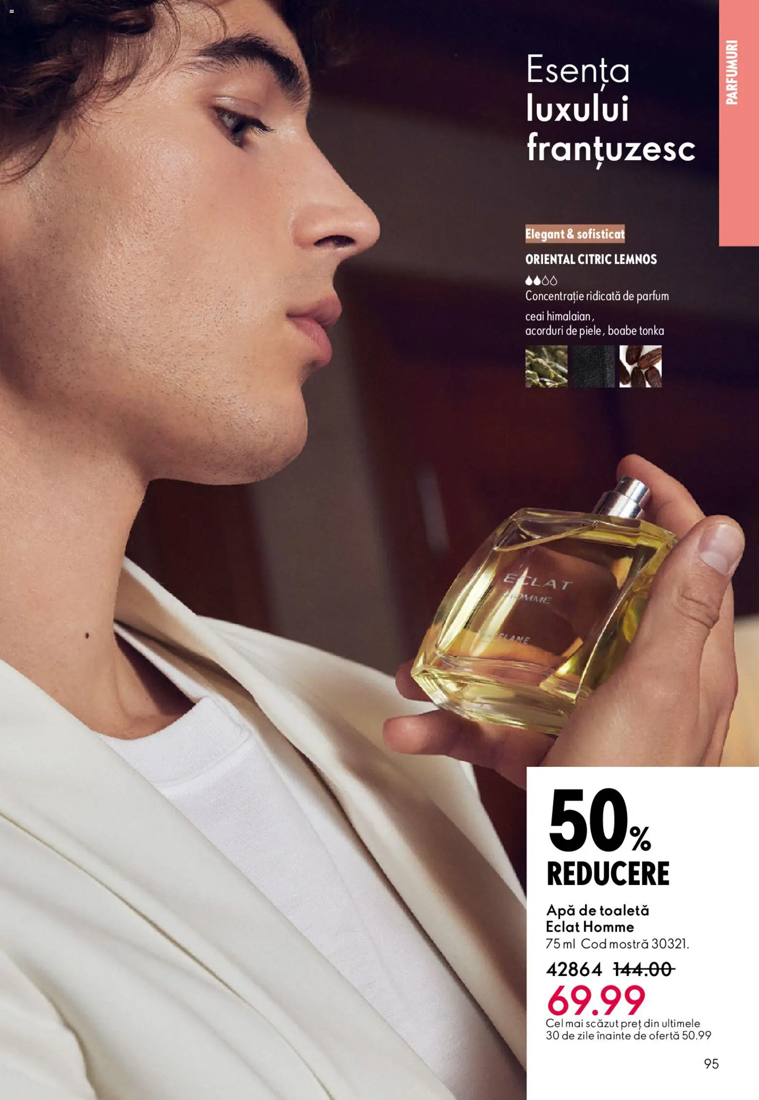 Noul catalog Oriflame – valabil de la 11.02.2026 | Pagină: 95 | Produse: Toaletă, Parfum, Ceai, Apă