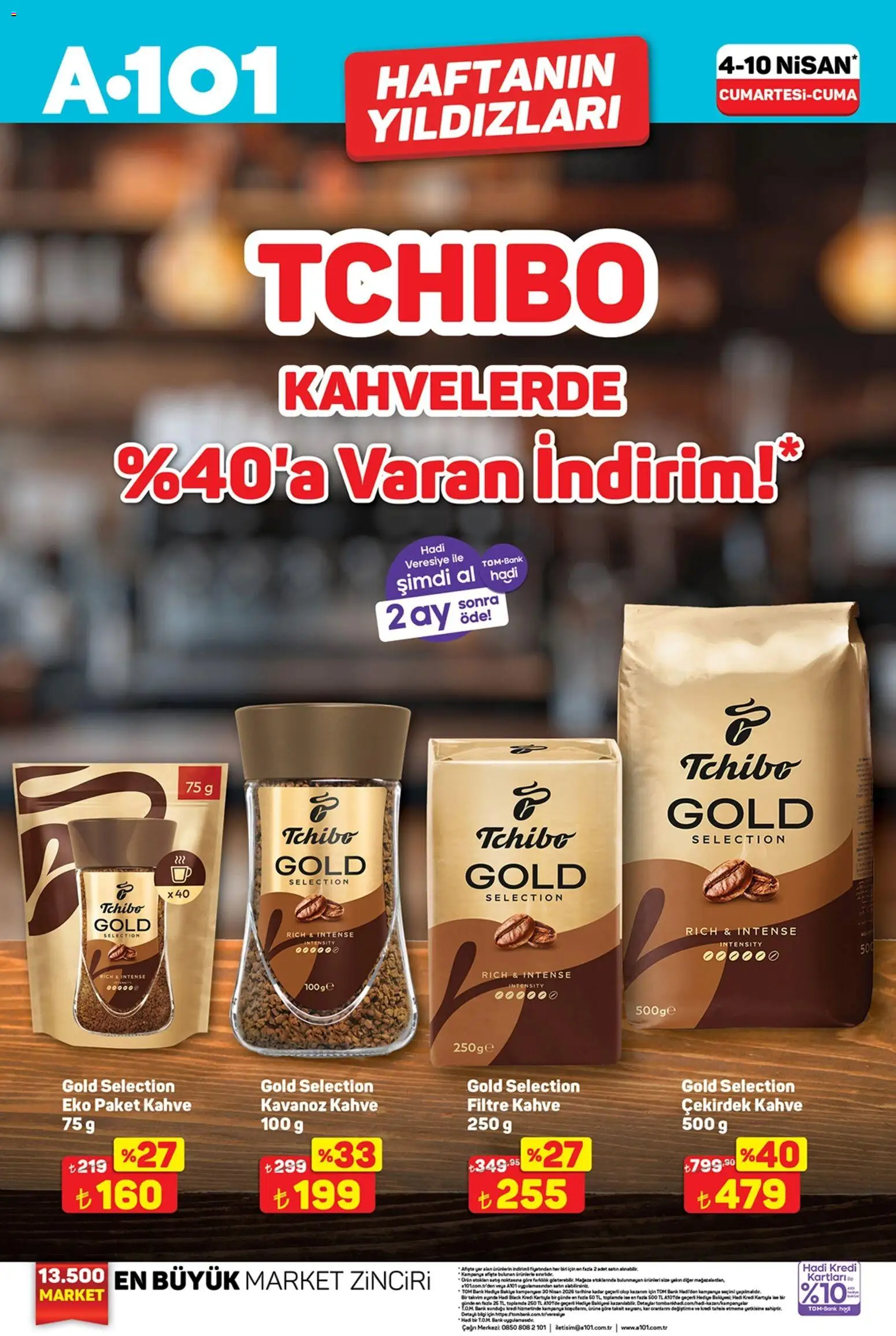 A101 Katalog - 04.04.2026 tarihinden itibaren geçerlidir | Sayfa: 3 | Ürünler: Kahve