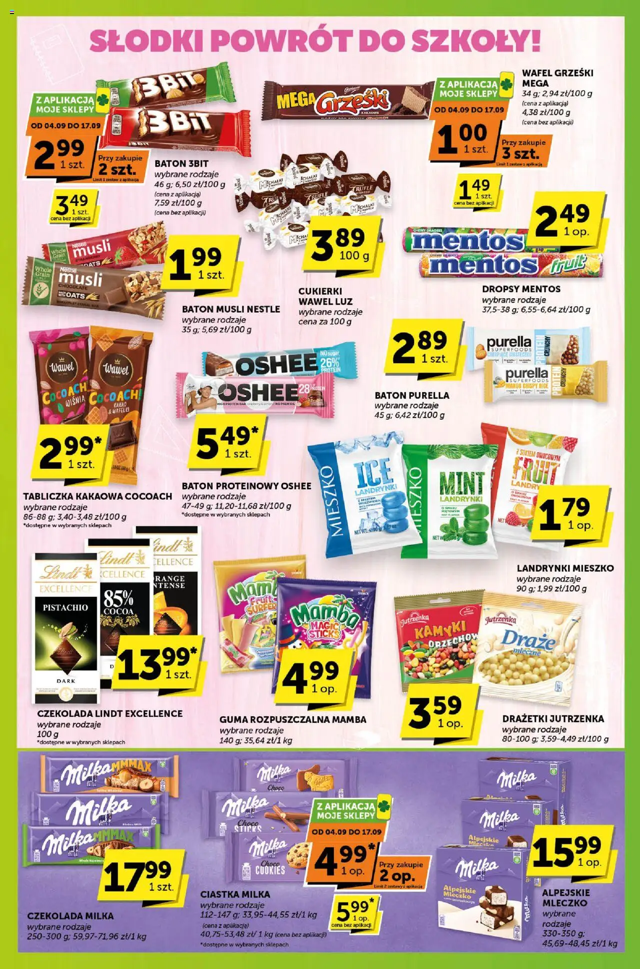 ABC Gazetka - Sprawdź, co więcej od 04.09.2025 | Strona: 5 | Produkty: Mango, Czekolada lindt, Czekolada milka, Wafelki