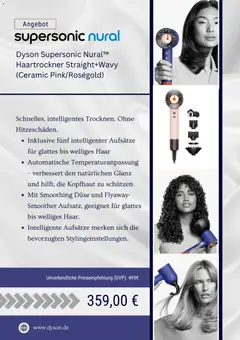 Dyson Prospekt 	 ab 09.02.2026 gültig | Seite: 5 | Produkte: Dyson, Haartrockner
