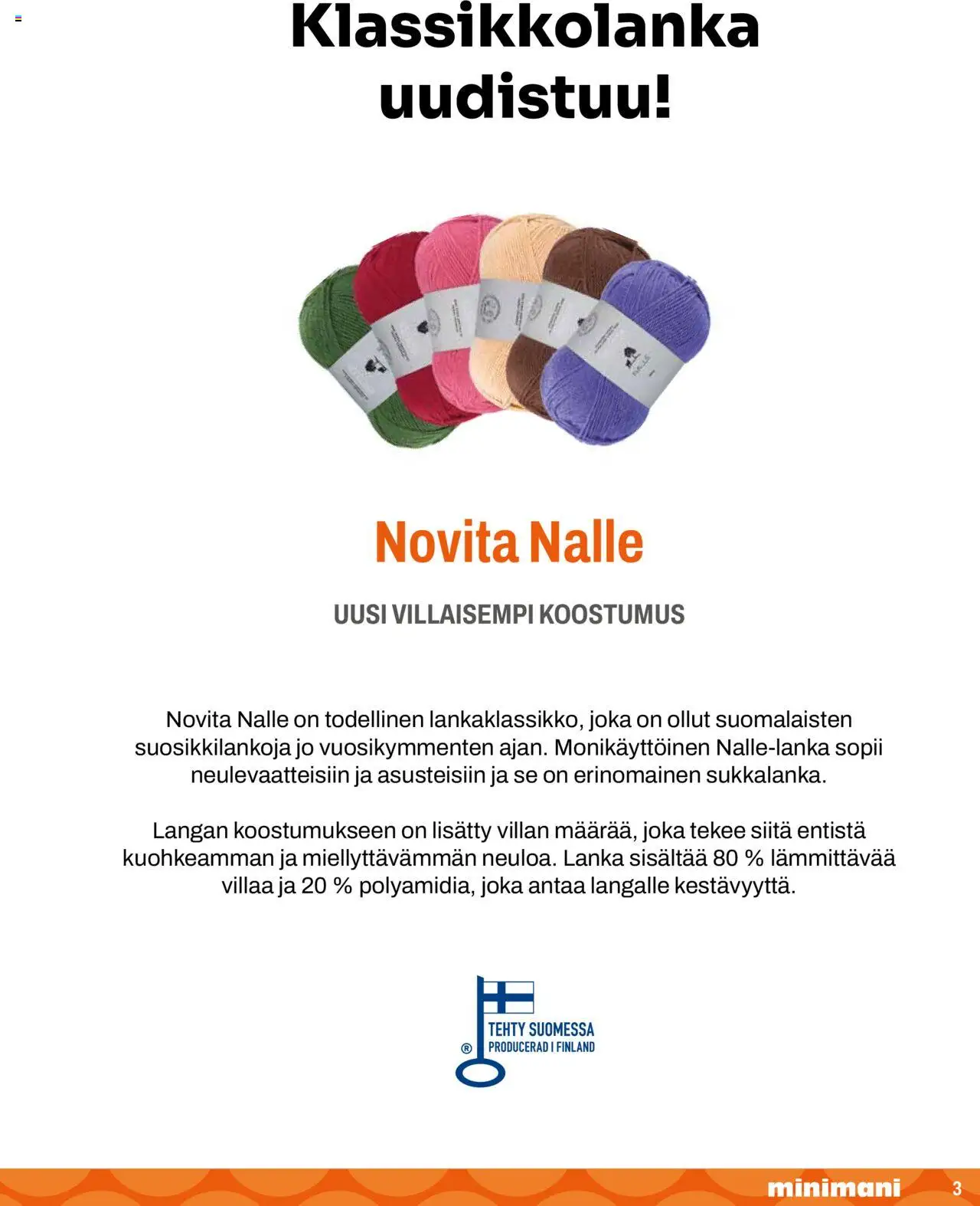 Minimani Novita – voimassa 01.09.2024 alkaen | Sivu: 3