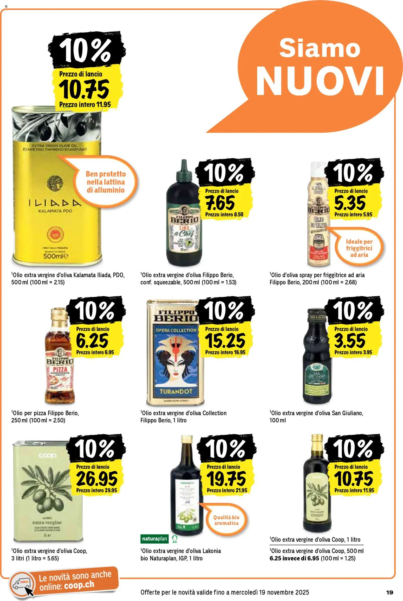 Coop - Una settimana di azioni – gültig ab 06.11.2025 | Seite: 19 | Produkte: Pizza