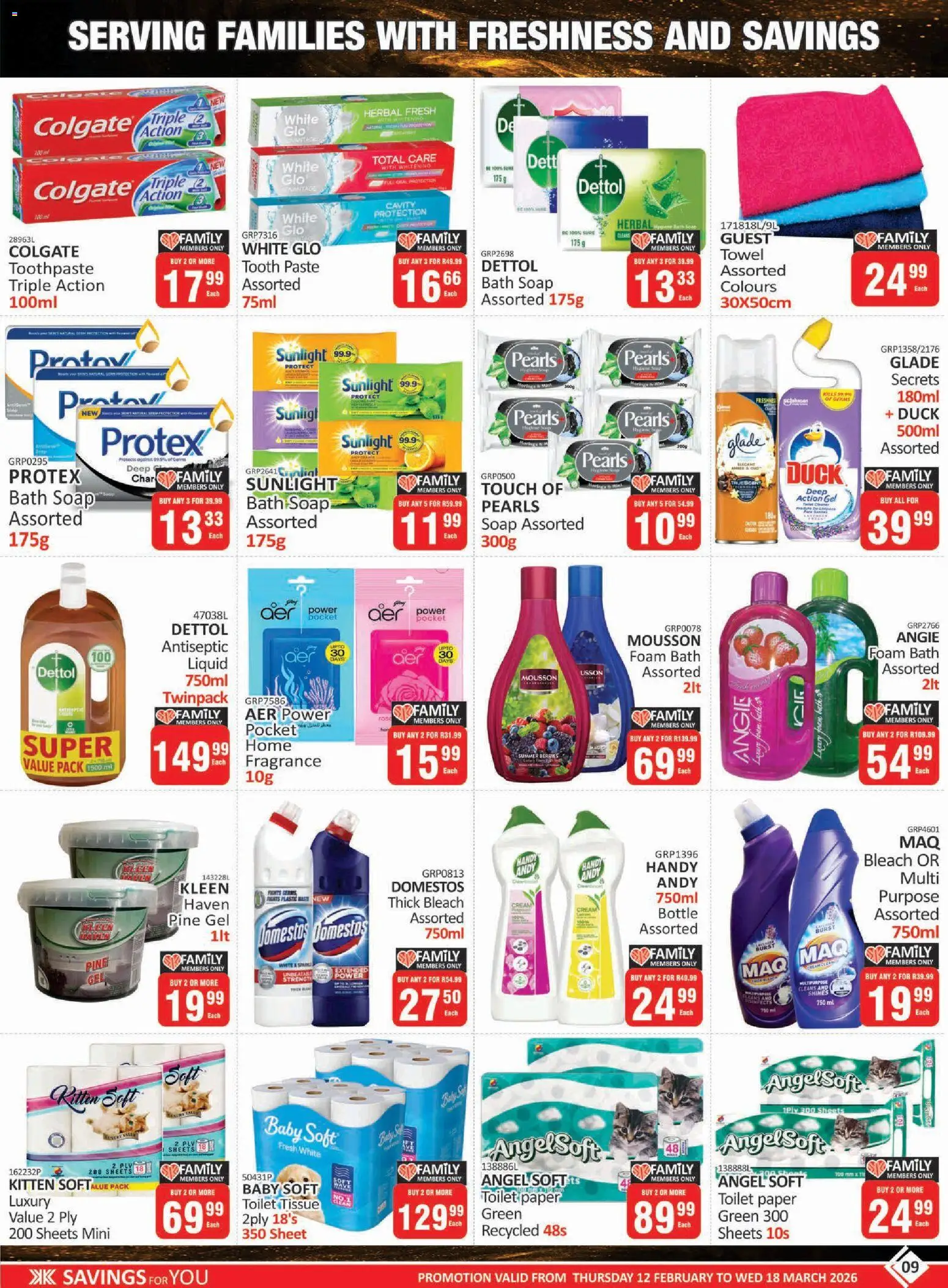 New KIT KAT Cash & Carry catalogue – valid from 12.02.2026 | Page: 9 | Products: Toilet, Fragrance, Paper, Toilet paper