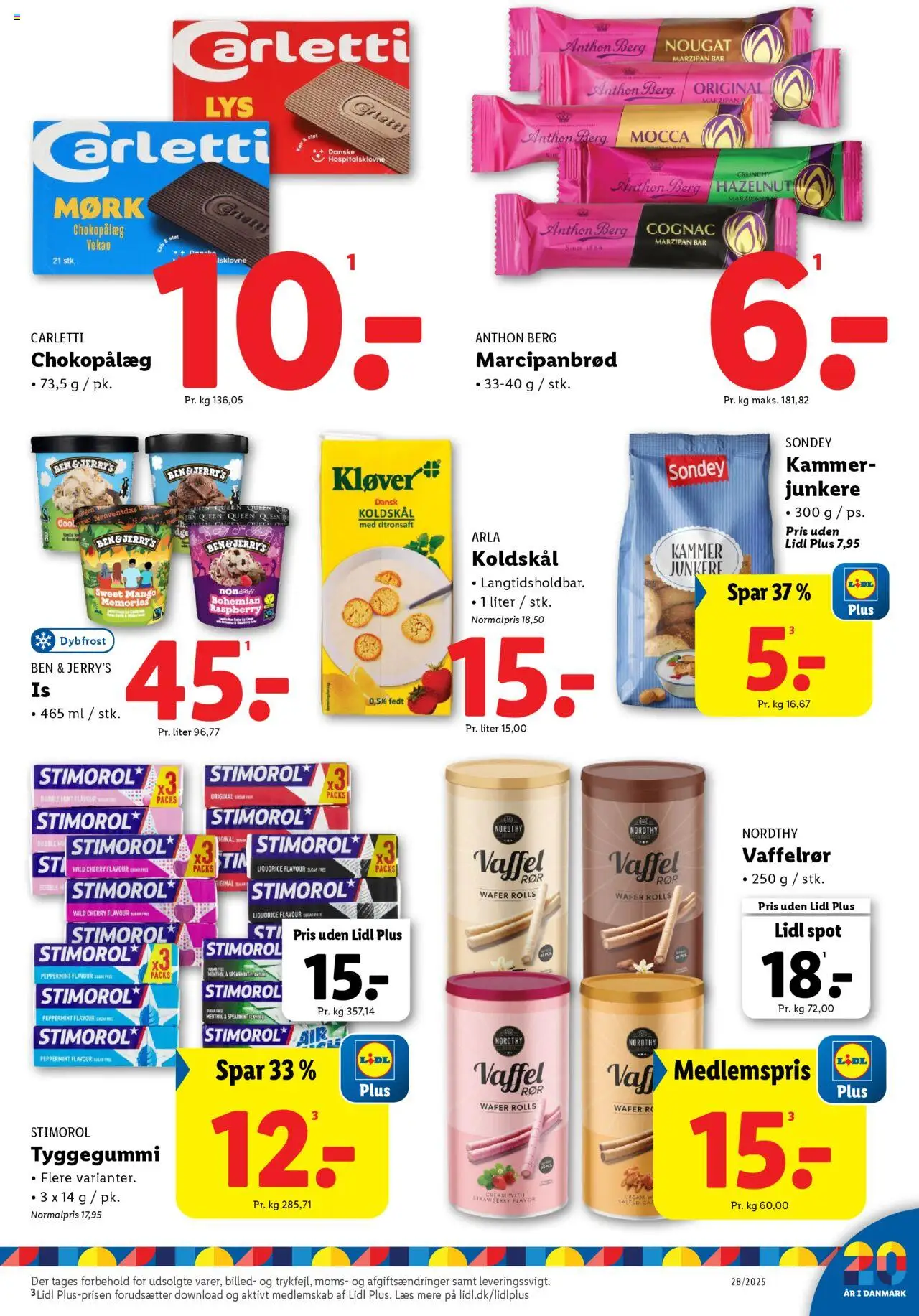 Lidl Tilbudsavis gyldig fra 06.07.2025 | Side: 7 | Produkter: Mango, Koldskål, Is, Marcipanbrød