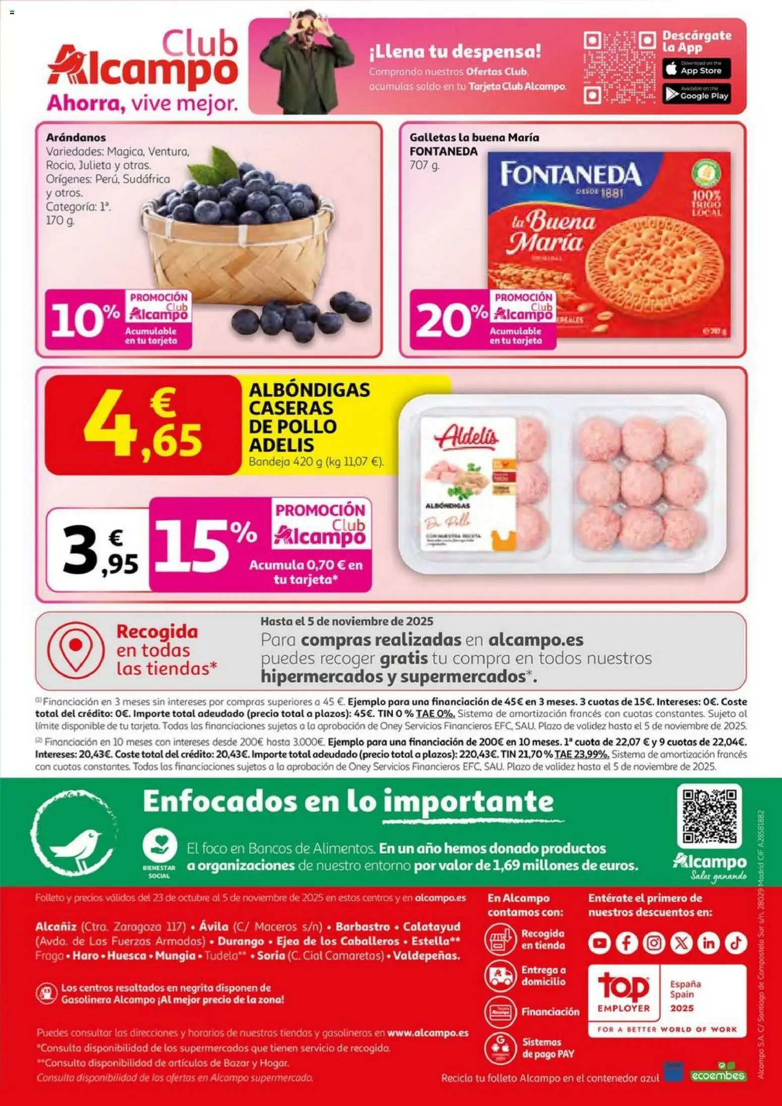 Alcampo - SST Nacional  │ válido desde el 23.10.2025 | Página: 20 | Productos: Galletas, Bandeja