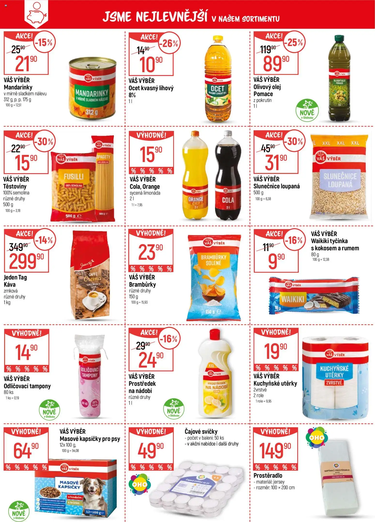 Globus leták - Plzeň od 18.02.2026 | Strana: 8 | Produkty: Limonáda, Nádobí, Bramburky, Utěrky