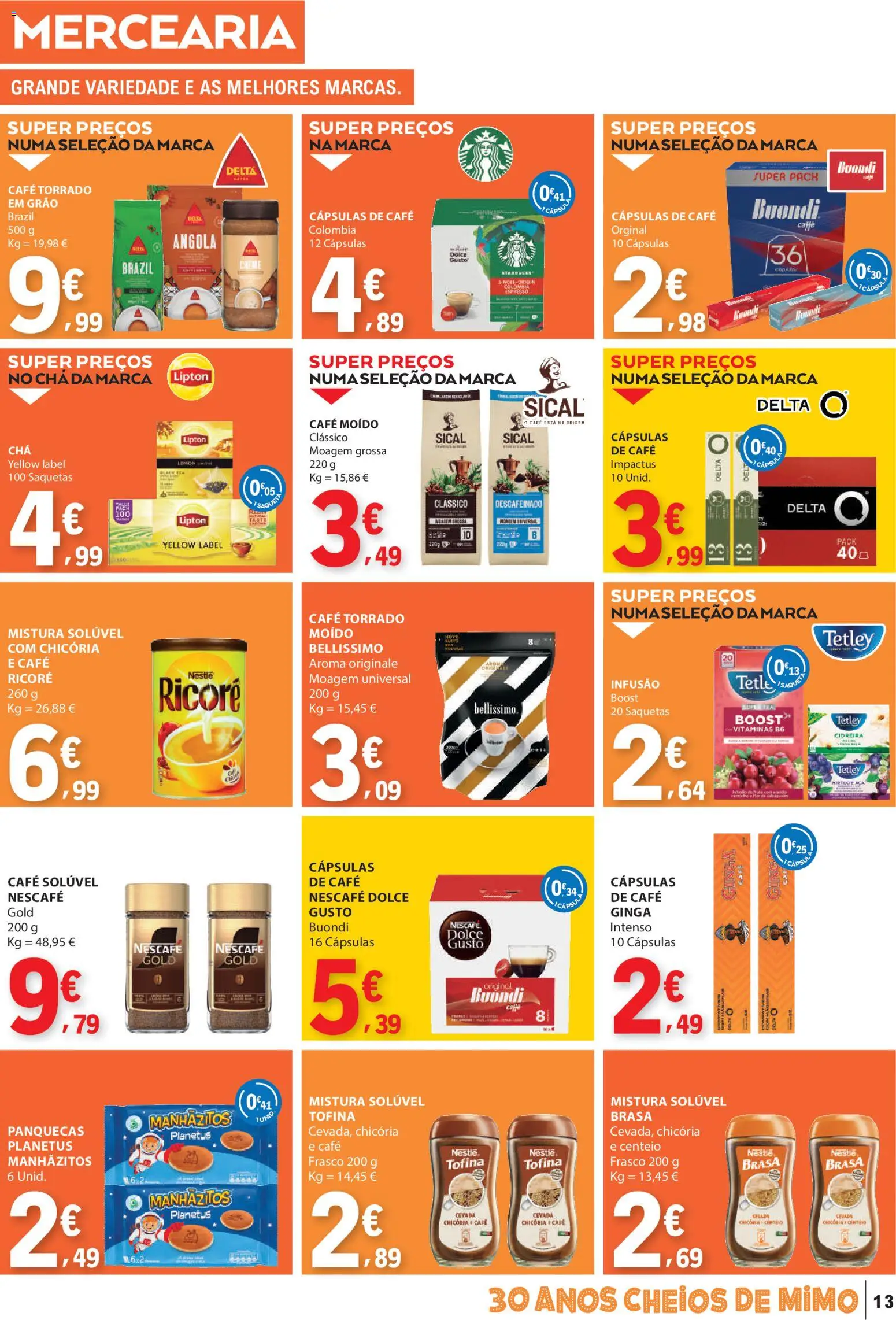 E.Leclerc folheto │ válido de 22.01.2026 | Página: 13 | Produtos: Panquecas, Manhãzitos, Nestlé, Creme