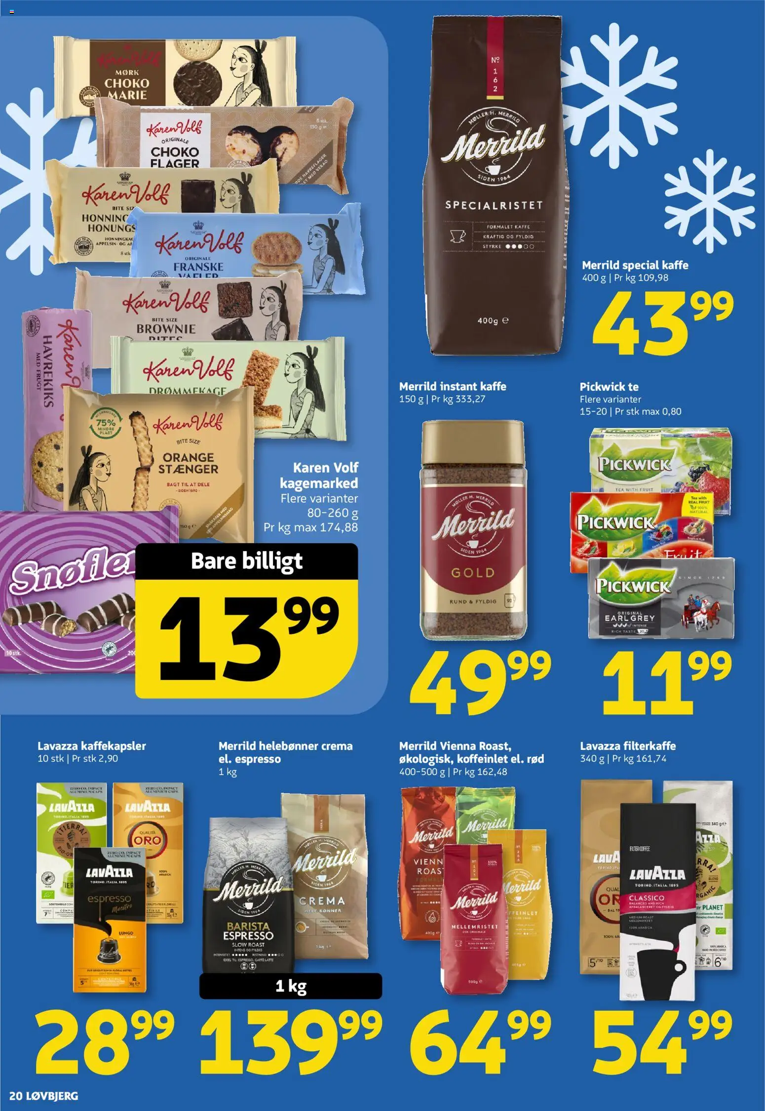 Løvbjerg tilbudsavis – gyldig fra 23.01.2026 | Side: 20 | Produkter: Kaffe, Te, Honning, Instant Kaffe