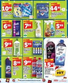 Pogląd oferty "Topaz Gazetka" - ważna od 18.12.2025 | Strona: 27 | Produkty: Ocet, Bateria, Domestos, Finish