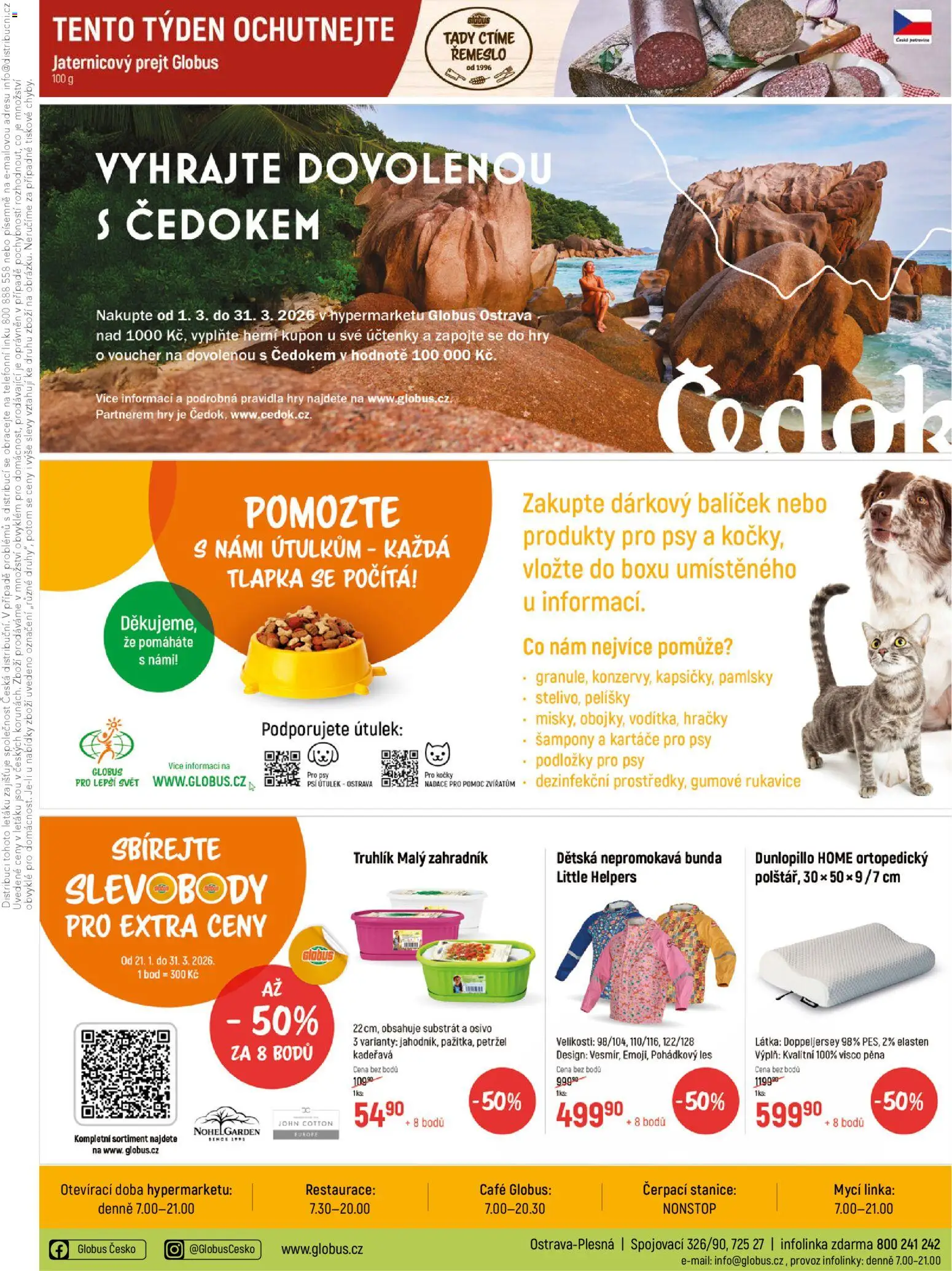 Globus leták - Ostrava od 25.02.2026 | Strana: 32 | Produkty: Rukavice, Substrát, Nepromokavá bunda, Šampony