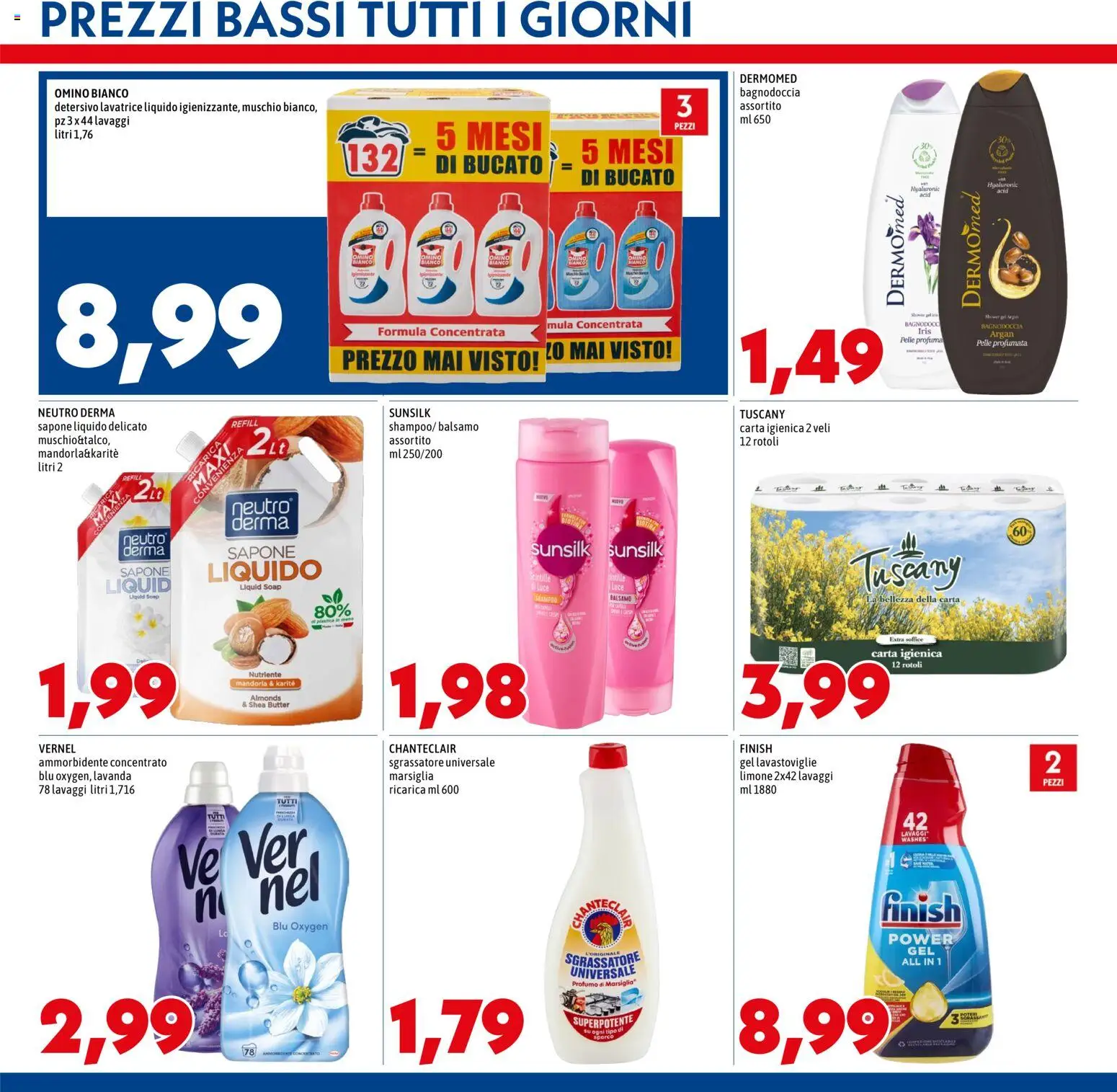 Volantino Mega del 23.04.2026 | Pagina: 11 | Prodotti: Carta igienica, Sapone, Limone, Profumo