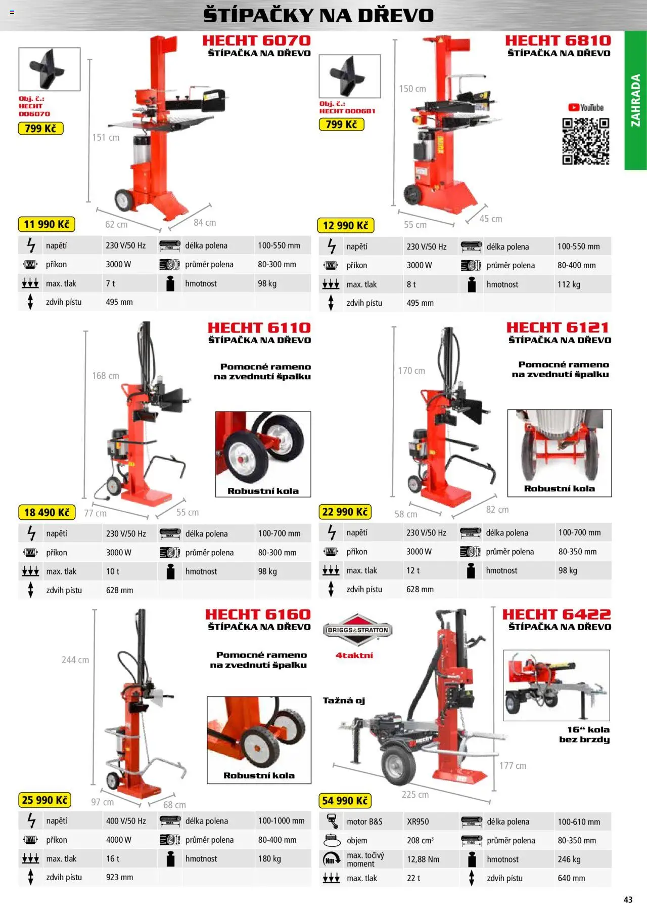 Hecht katalog - Jaro-léto 2025 od 22.04.2025 | Strana: 43 | Produkty: Zahrada, Hecht, Kola