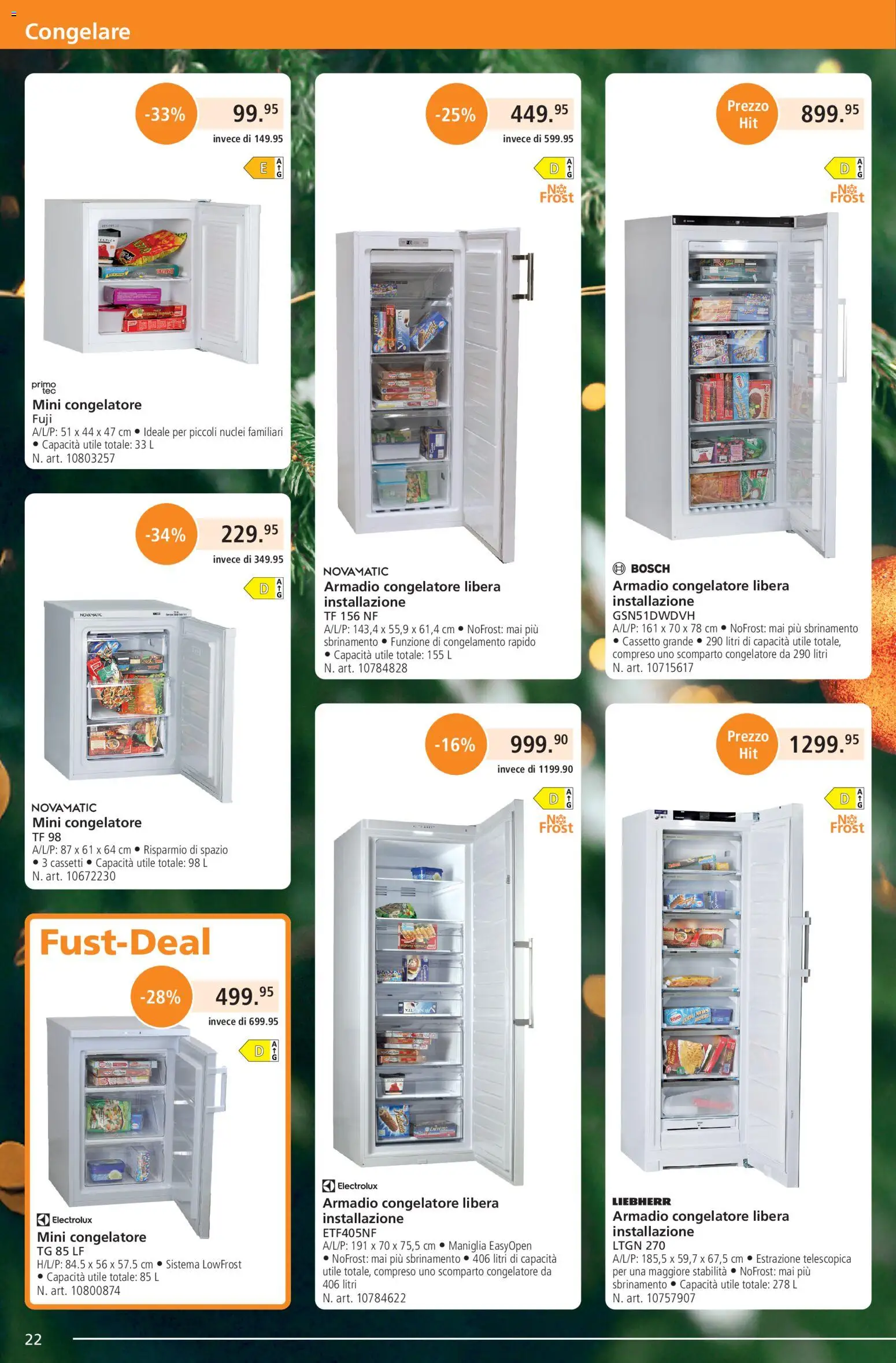 Fust Aktionen IT – gültig ab 01.12.2025 | Seite: 22 | Produkte: Bosch, Liebherr