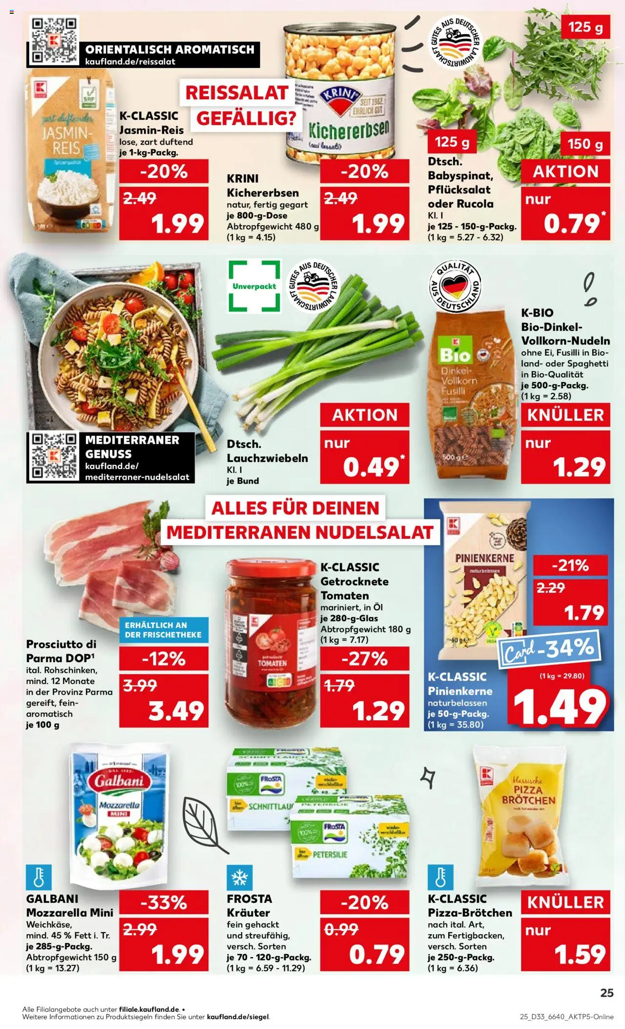  | Pagina: 25 | Producten: Rucola, Pizza, Tomaten, Mozzarella