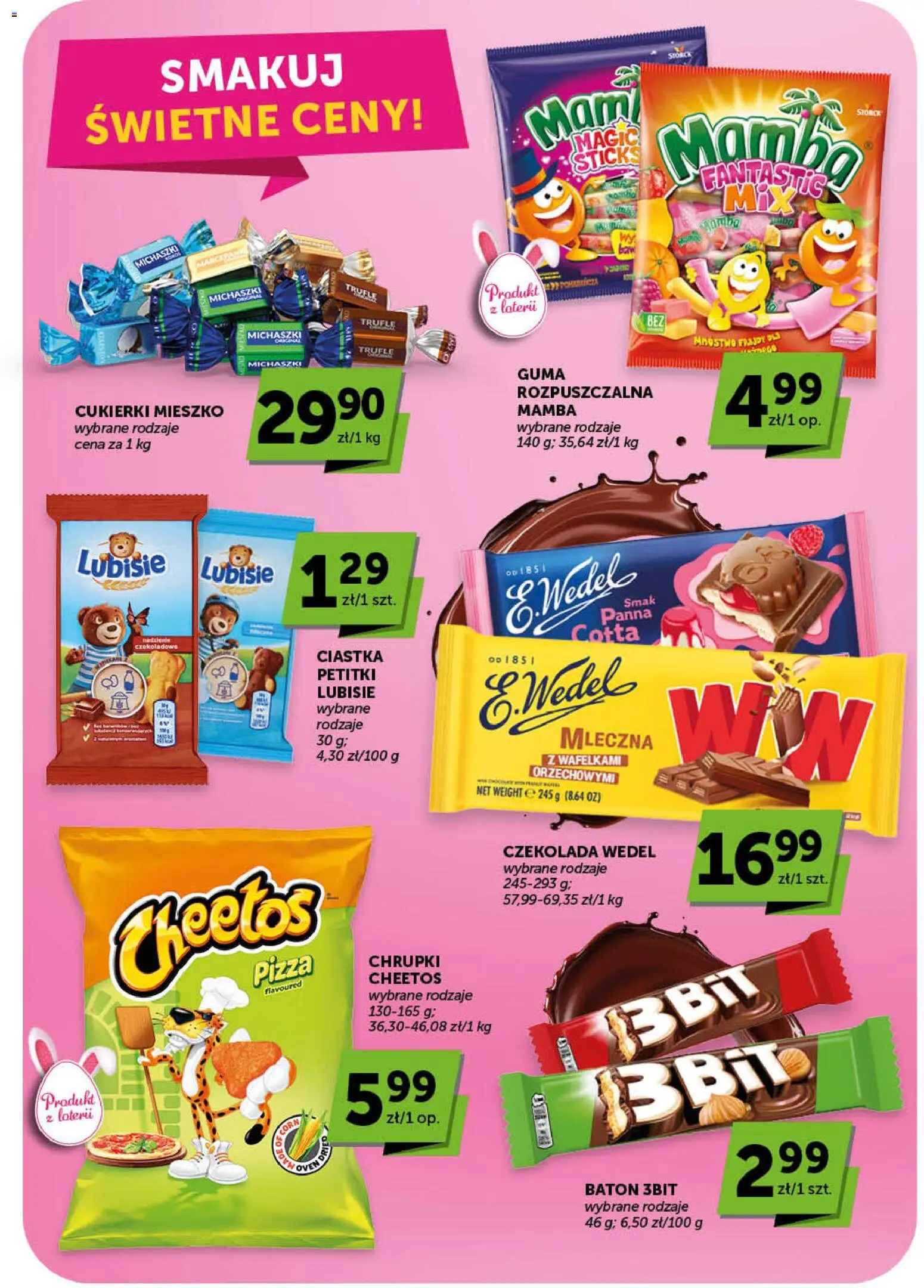 Euro Sklep gazetka od 09.04.2026 | Strona: 26 | Produkty: Baton, Pizza, Cukierki, Ciastka