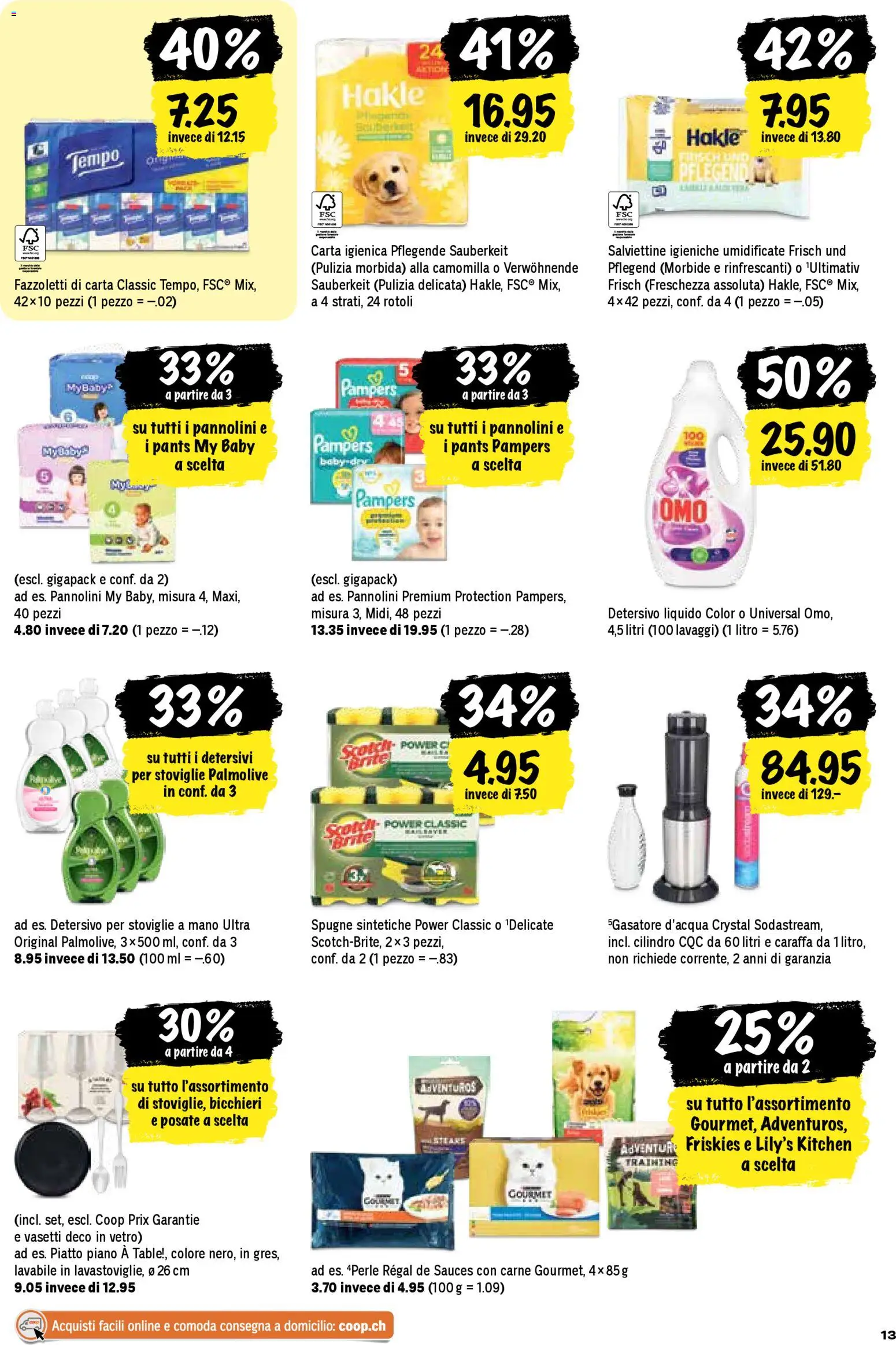 Coop - Una settimana di azioni – gültig ab 12.02.2026 | Seite: 13 | Produkte: Regal, Pampers