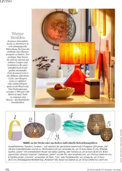 dm drogerie markt Active Beauty Magazin 12/2025, 01/2026 ab 01.12.2025 gültig | Seite: 62 | Produkte: Decke, Tisch, Lampe