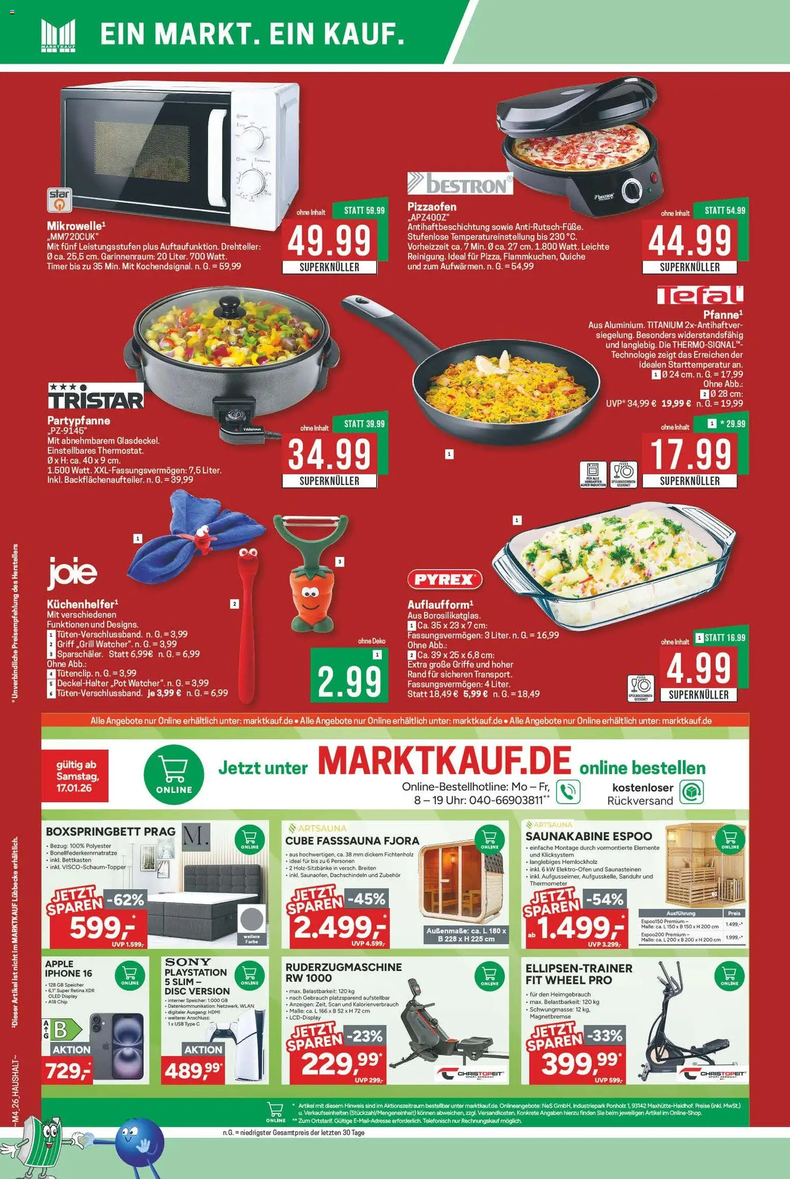 Marktkauf Prospekt 	 – gültig ab 19.01.2026 | Seite: 26 | Produkte: Playstation, Iphone, Apple, Uhr