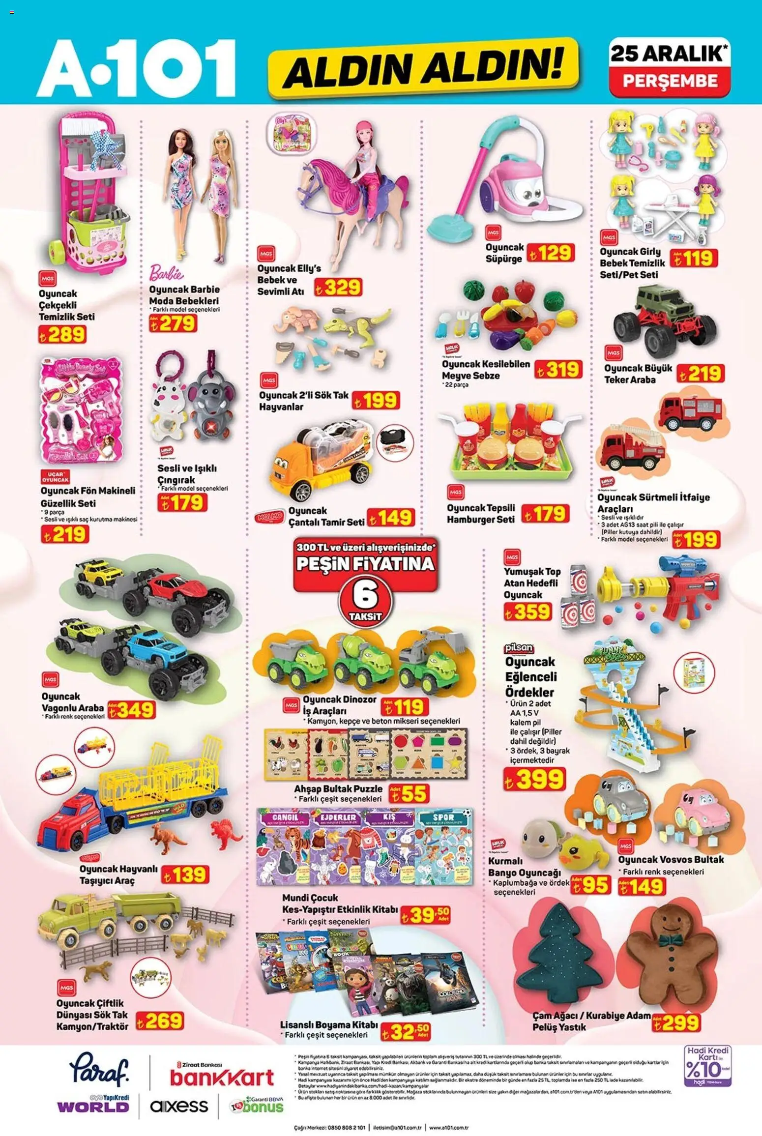 A101 Katalog Aldın Aldın - 25.12.2025 tarihinden itibaren geçerlidir | Sayfa: 15 | Ürünler: Yastık, Kurabiye, Kepçe, Saat