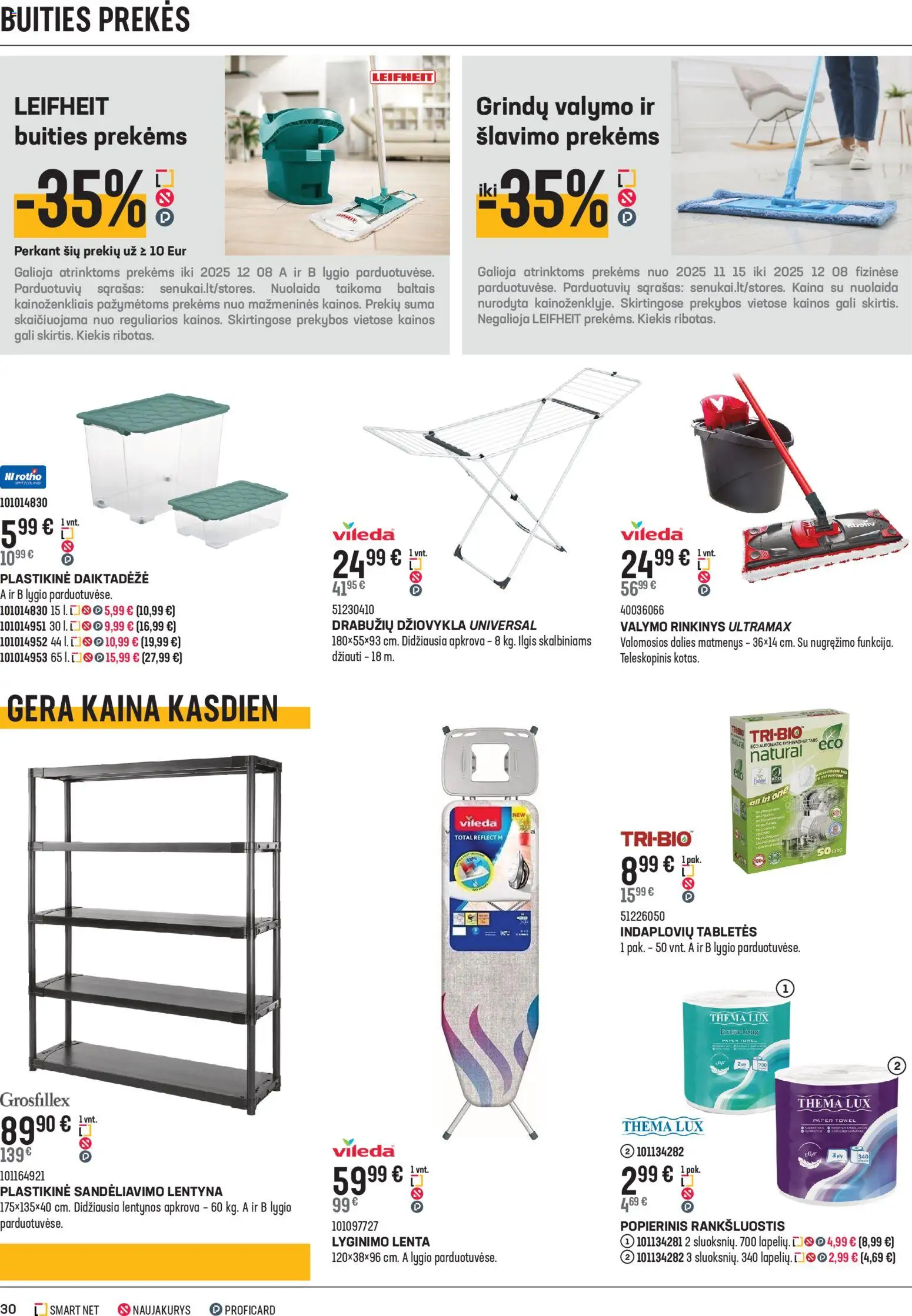 Senukai akcijos nuo 12.11.2025 | Puslapis: 30 | Prekių: Džiovykla, Rankšluostis, Lentyna