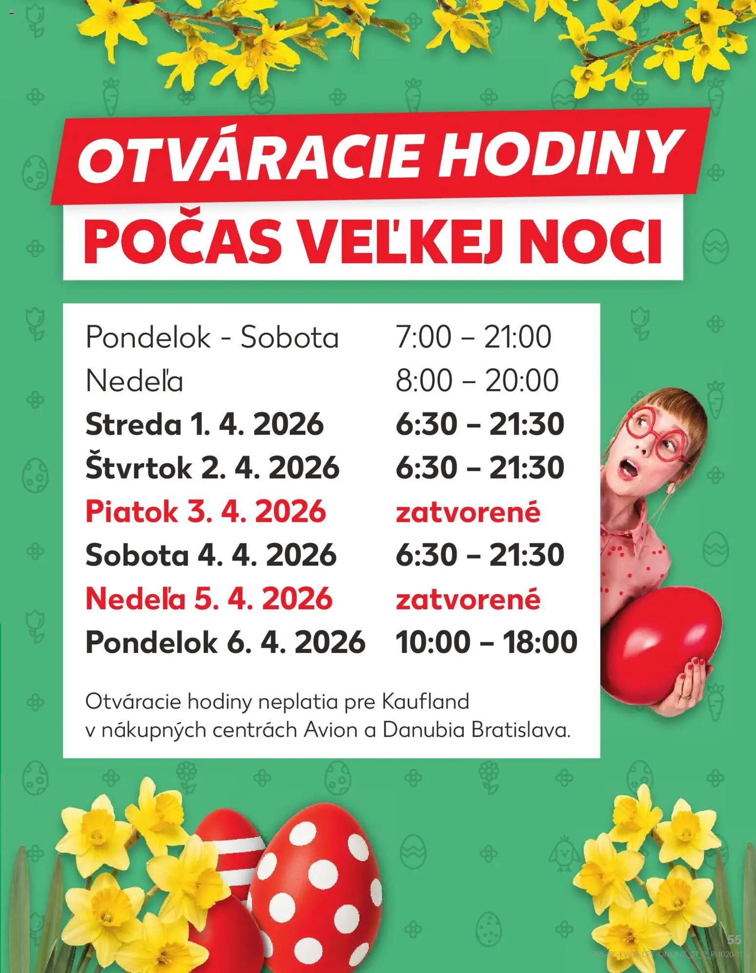 Kaufland SK akciós ujság - amely érvényes a következő dátumtól: 26.03.2026 | Oldal: 55