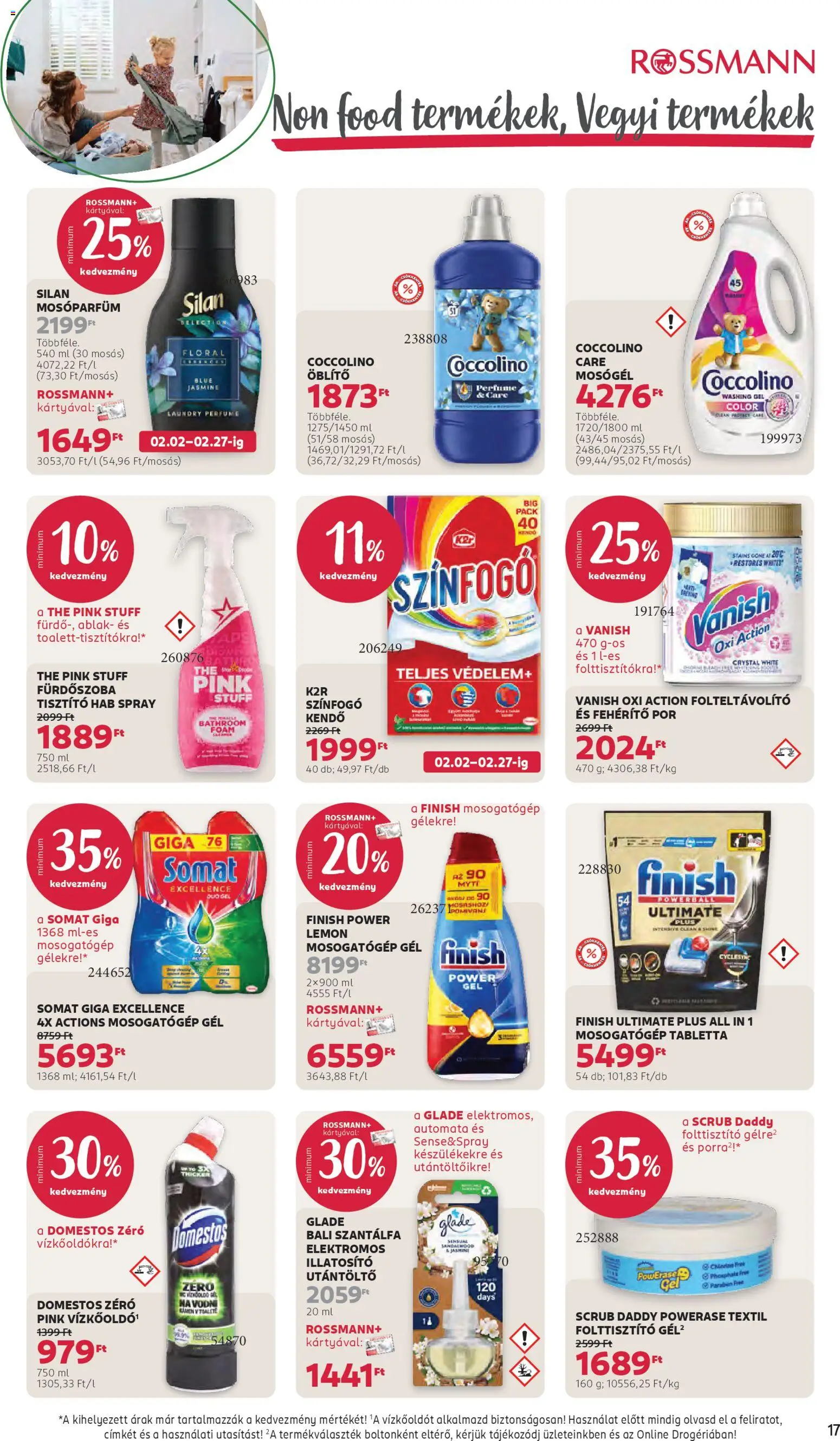Rossmann akciós ujság - amely érvényes a következő dátumtól: 16.02.2026 | Oldal: 19