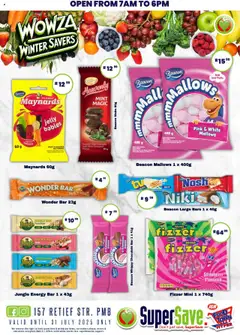 Super Save Specials │ valid from 25.07.2025 | Page: 18 | Products: Yoghurt, Butter, Juice, Fruit
