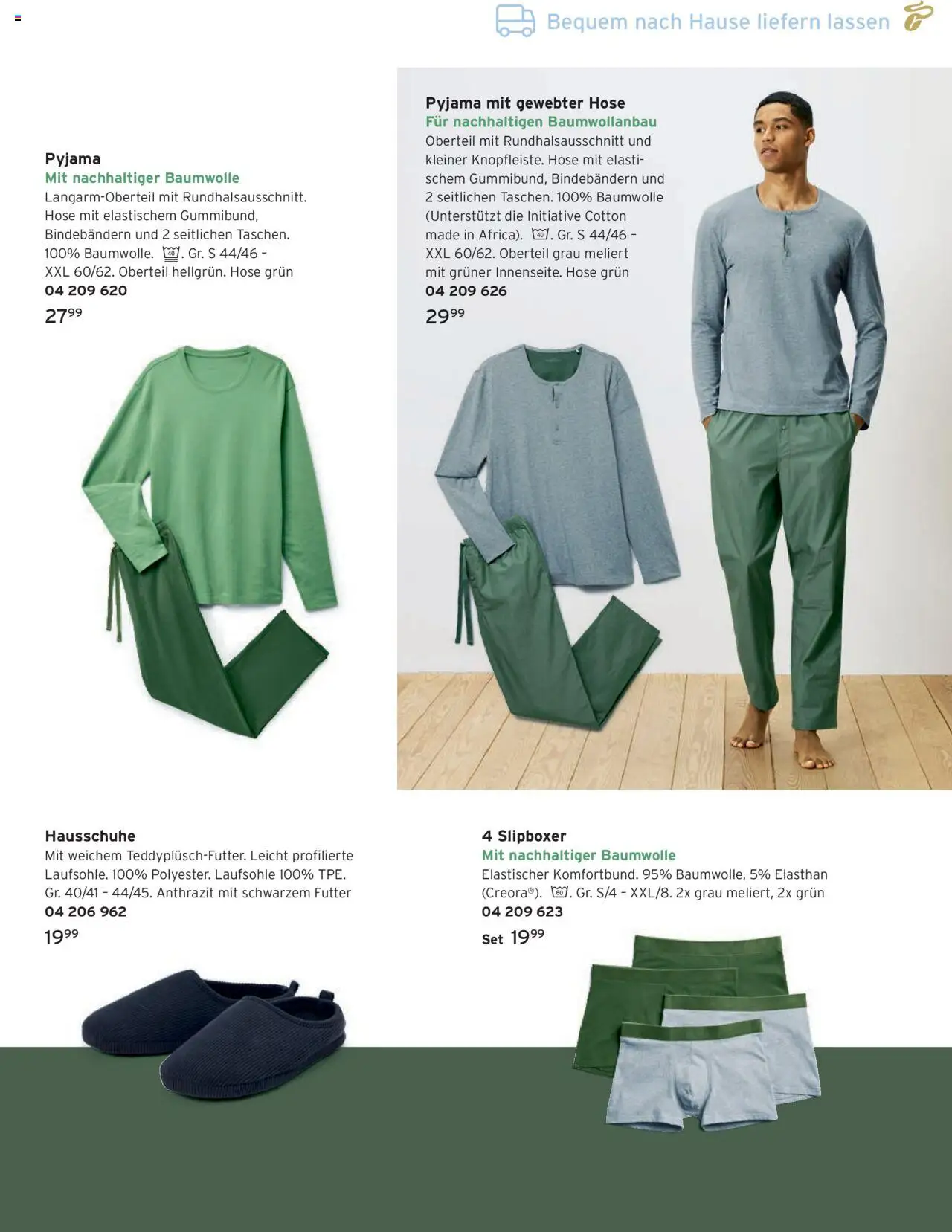Angebote Tchibo – gültig ab 01.10.2025 | Seite: 67 | Produkte: Hose, Pyjama, Hausschuhe