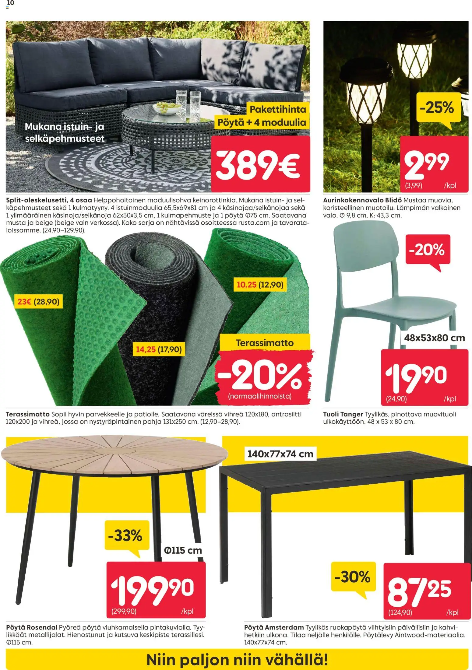 🛍️ Rusta tarjoukset alkaen 30/03/2026 » Katso huipputarjoukset ja säästä jo tänään! 💰 | Finland