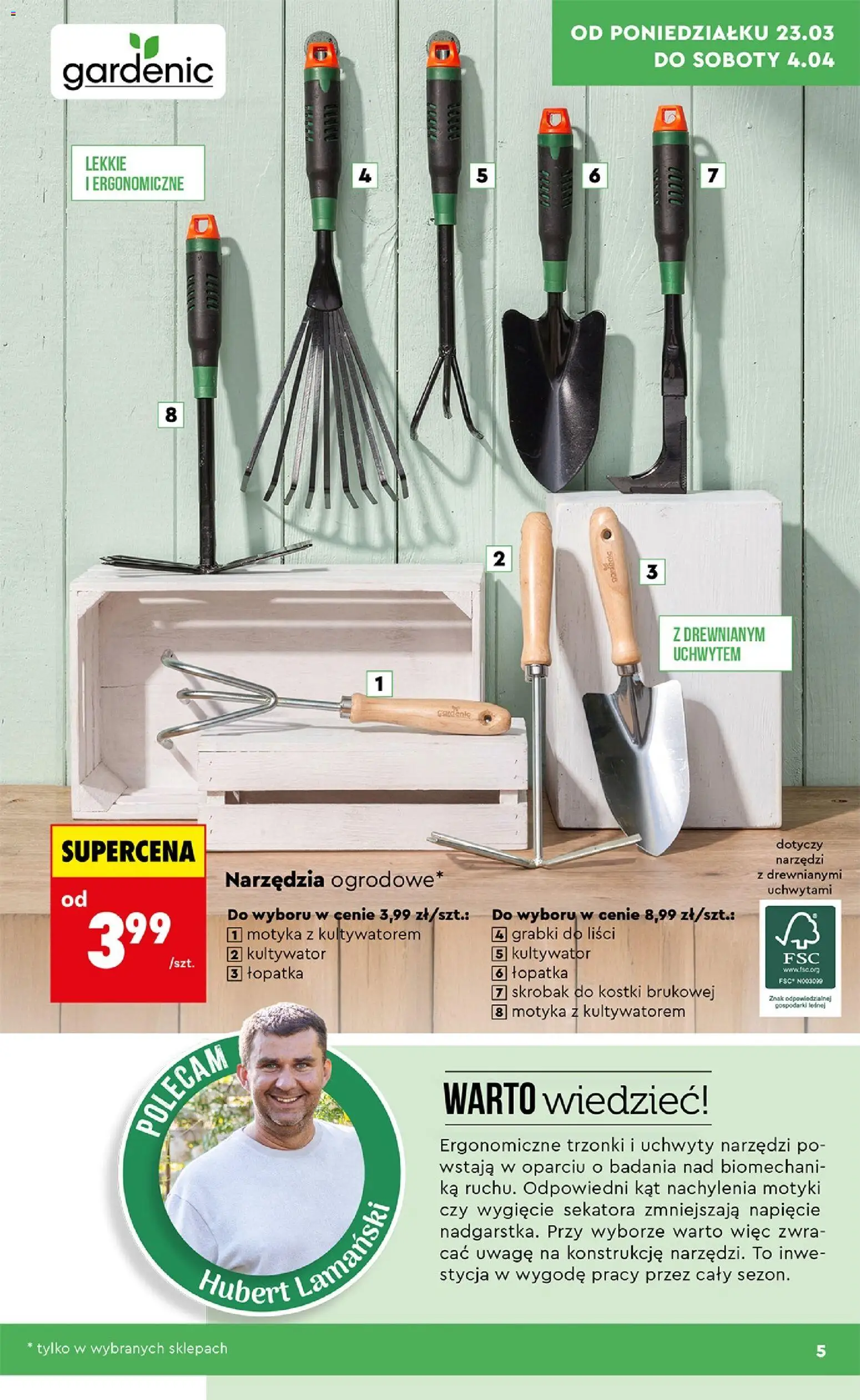 Biedronka gazetka - Ogród od 23.03.2026 | Strona: 5