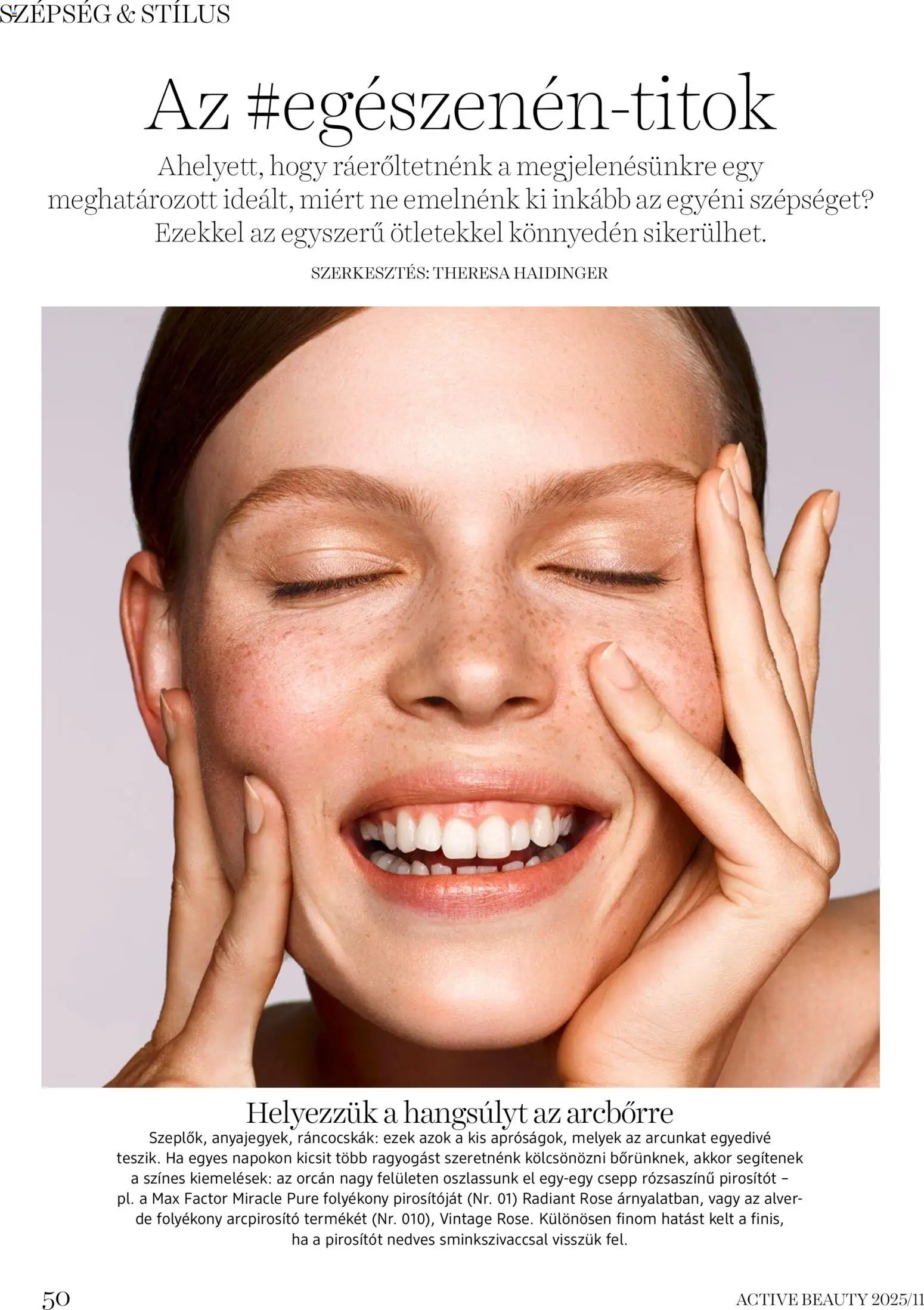 DM Drogerie Markt akciós ujság - amely érvényes a következő dátumtól: 13.11.2025 | Oldal: 50 | Termékek: Pirosító