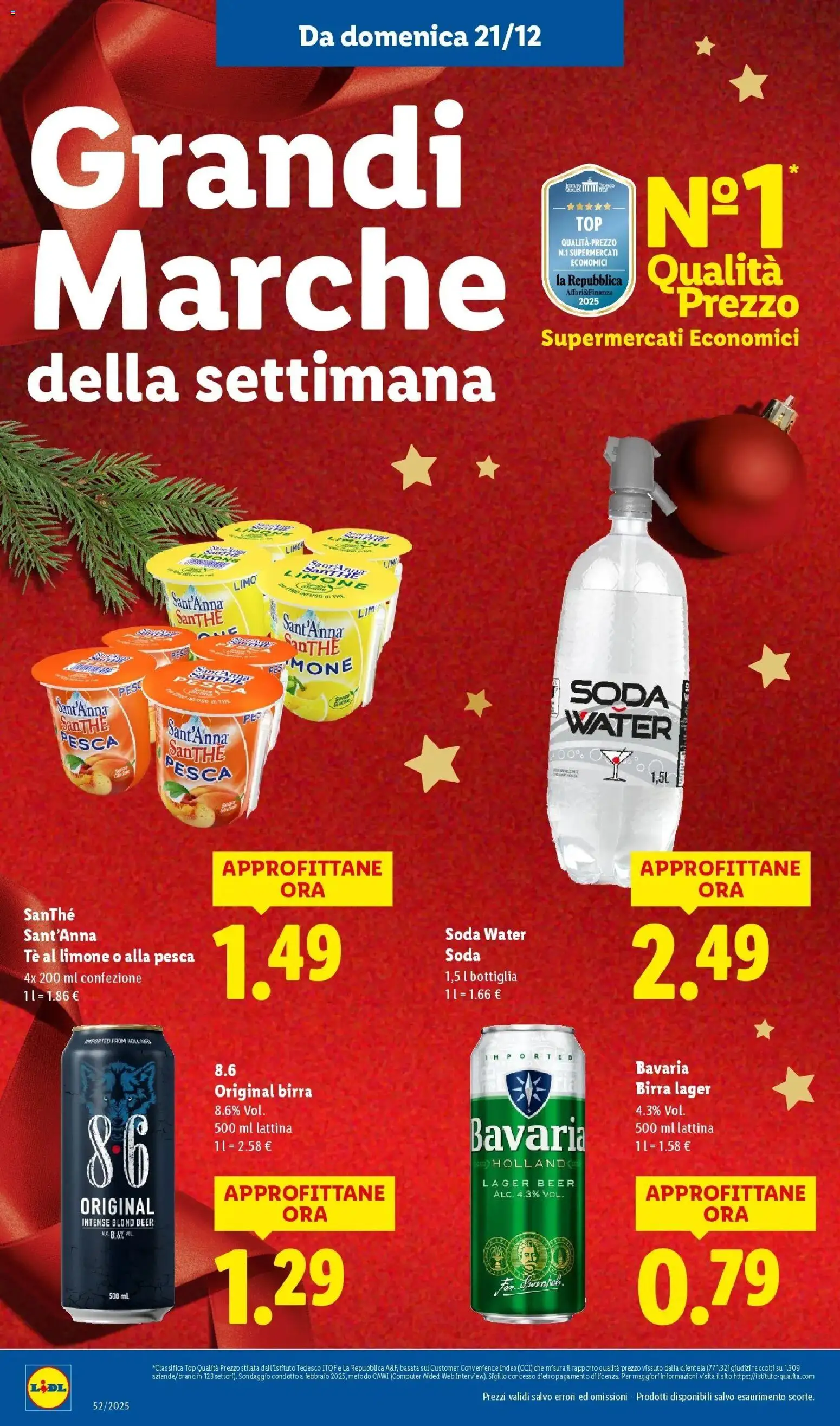 Volantino Lidl del 20.12.2025 | Pagina: 22 | Prodotti: Tè, Lima, Top, Bottiglia