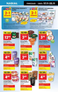 Pogląd oferty "Mleko czekoladowe Milka, 220 ml, Chocolate milk Milka, various types, 220 ml" - ważna od 17.11.2025 | Strona: 45