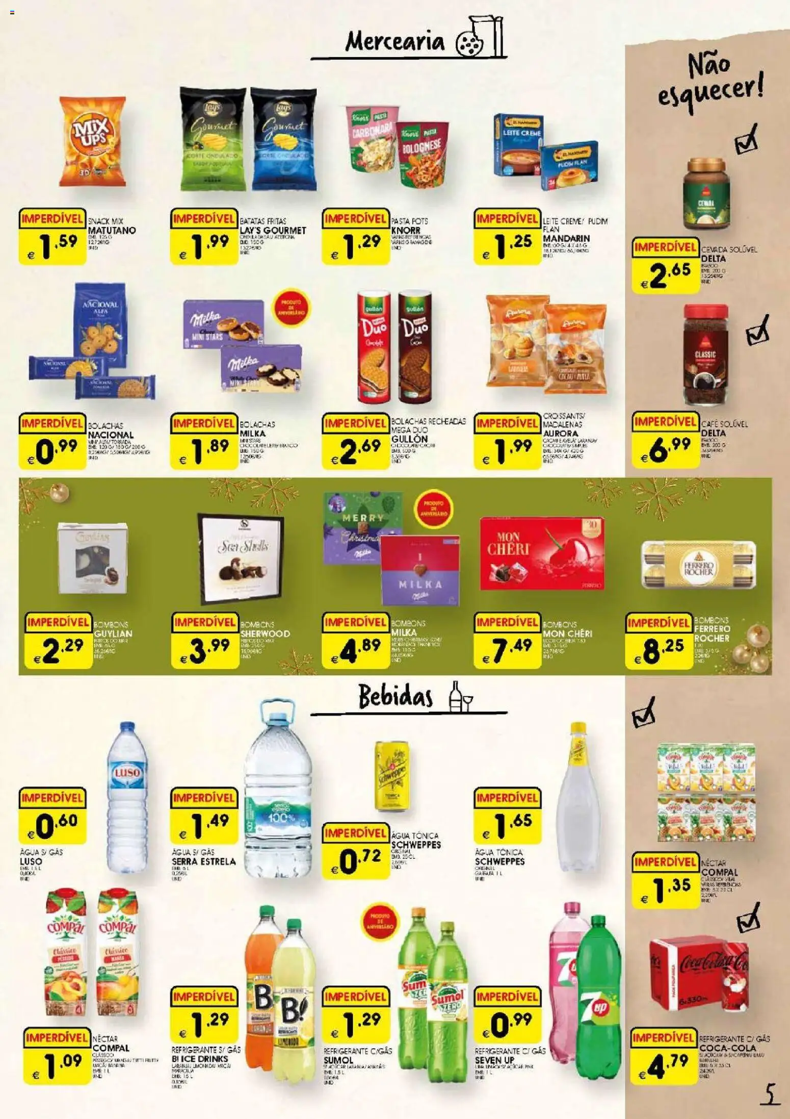 Meu Super folheto │ válido de 27.11.2025 | Página: 5 | Produtos: Bolachas, Café solúvel, Leite, Café