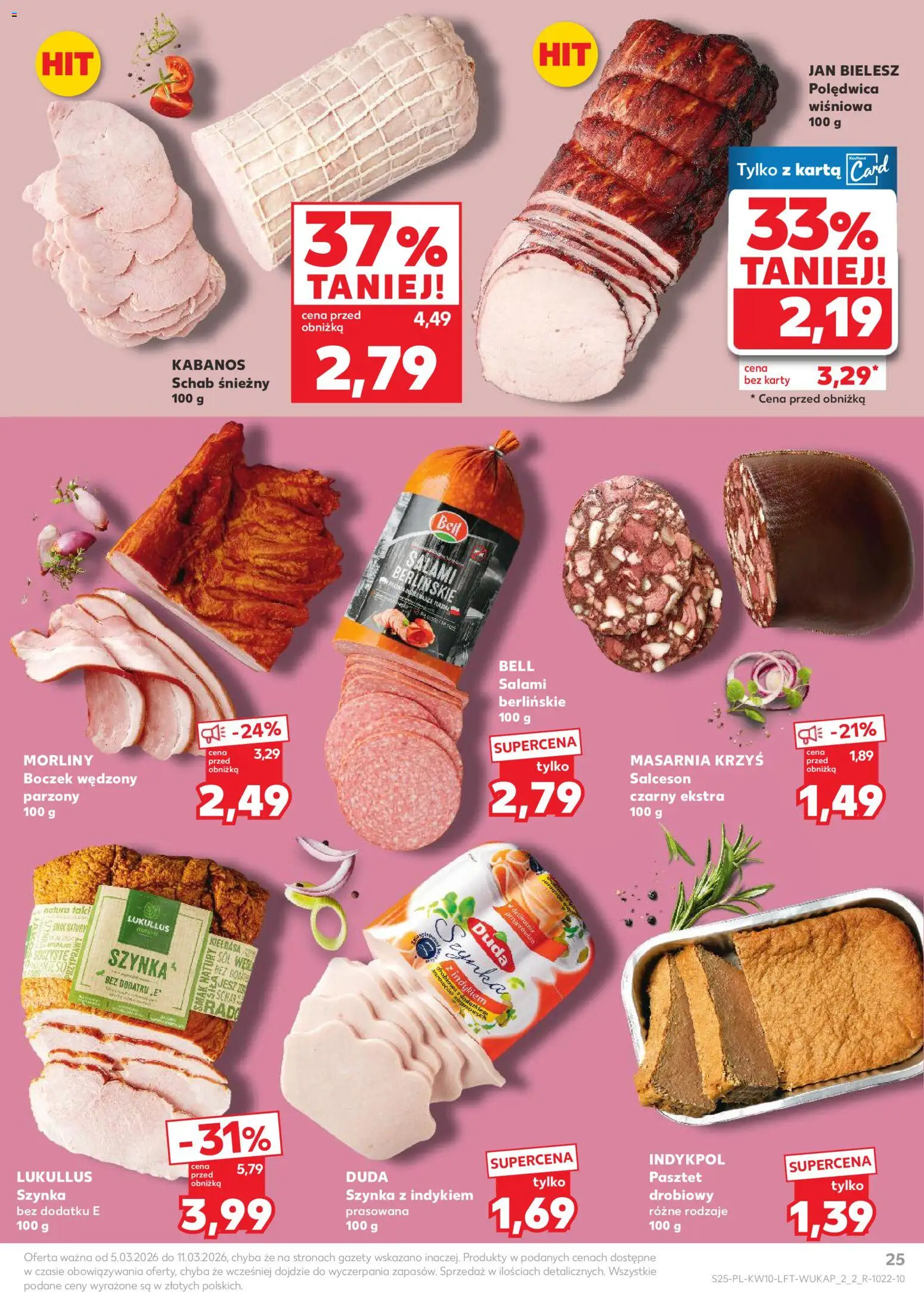 Kaufland gazetka od 05.03.2026 | Strona: 25 | Produkty: Ser mimolette, Rolada, Sery, Twaróg