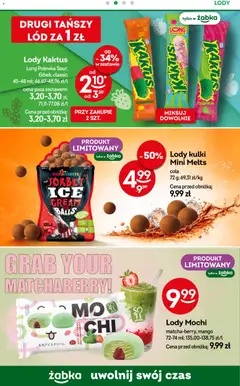 Pogląd oferty "Żabka gazetka" - ważna od 25.03.2026 | Strona: 65 | Produkty: Mango, Sorbet, Lody Kaktus, Lody