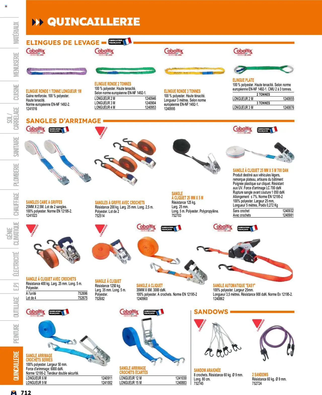  | Page: 712 | Produits: Poids, Remorque