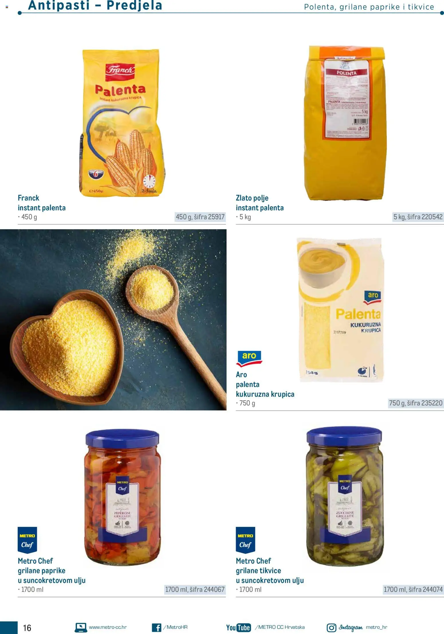 Metro katalog | vrijedi od 05.03.2026 | Stranica: 16 | Proizvodi: Tikvice, Krupica, Palenta