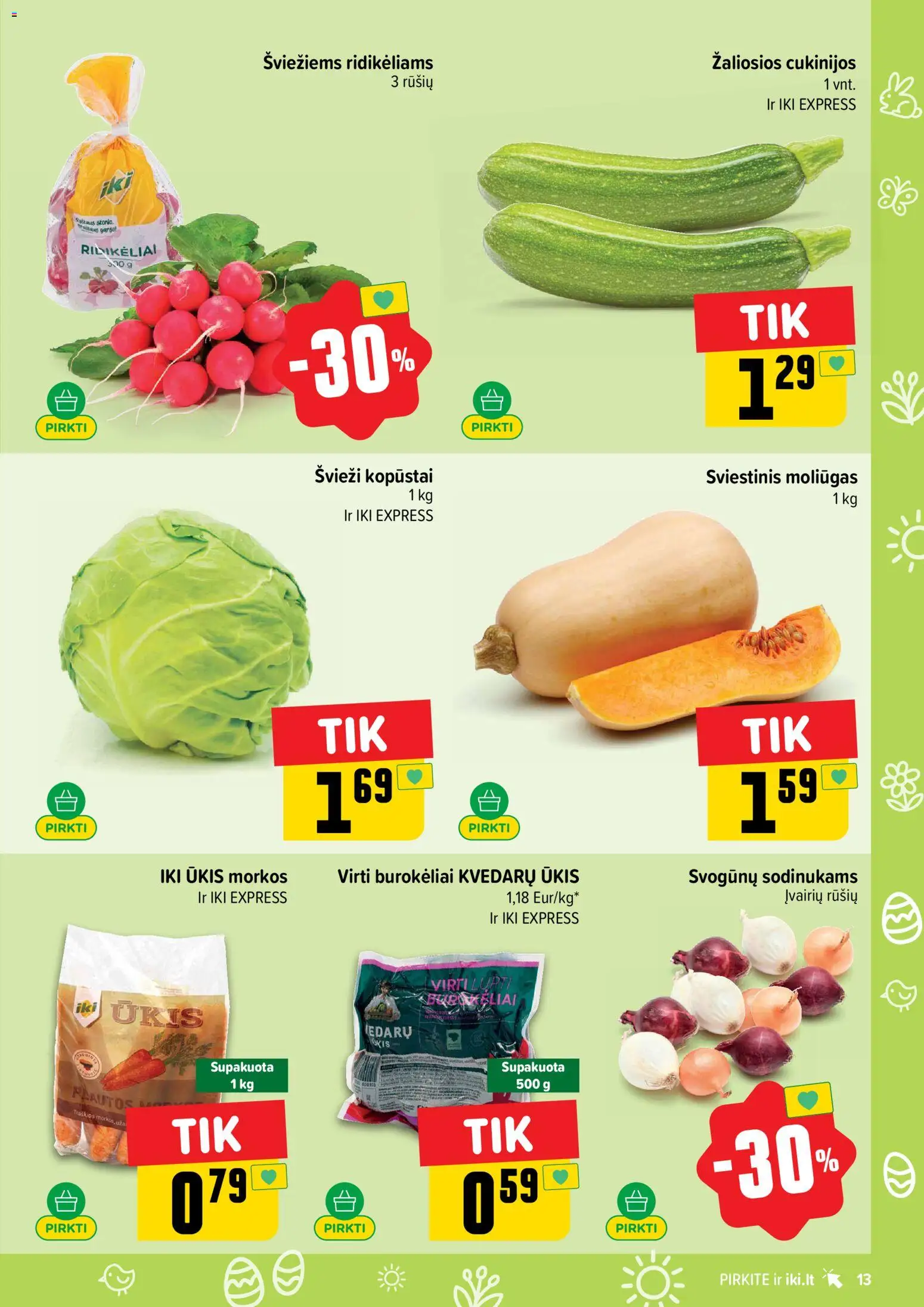 IKI akcijos nuo 23.03.2026 | Puslapis: 13 | Prekių: Morkos