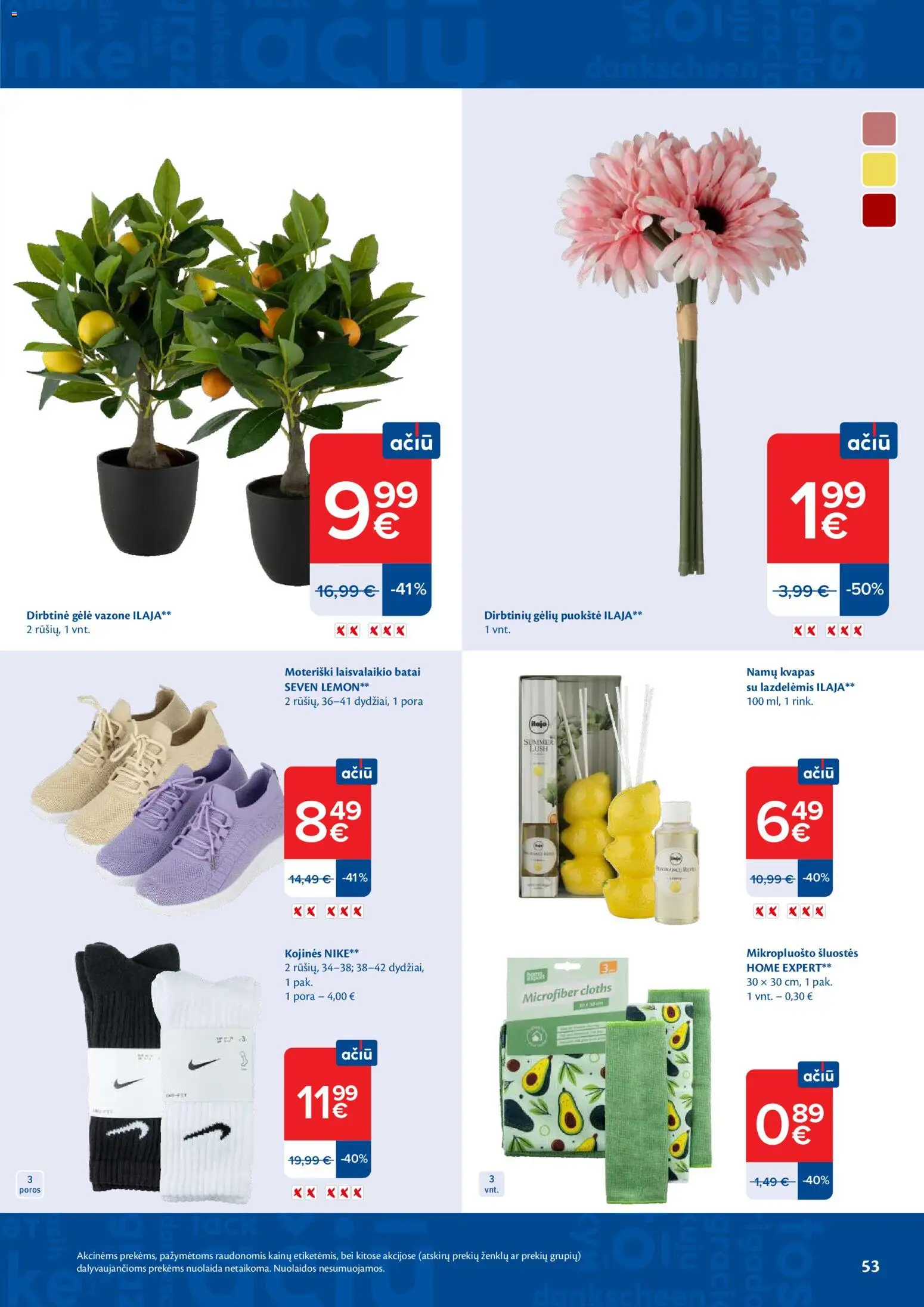 MAXIMA akcijos nuo 28.04.2026 | Puslapis: 53 | Prekių: Kvapas, Kojinės