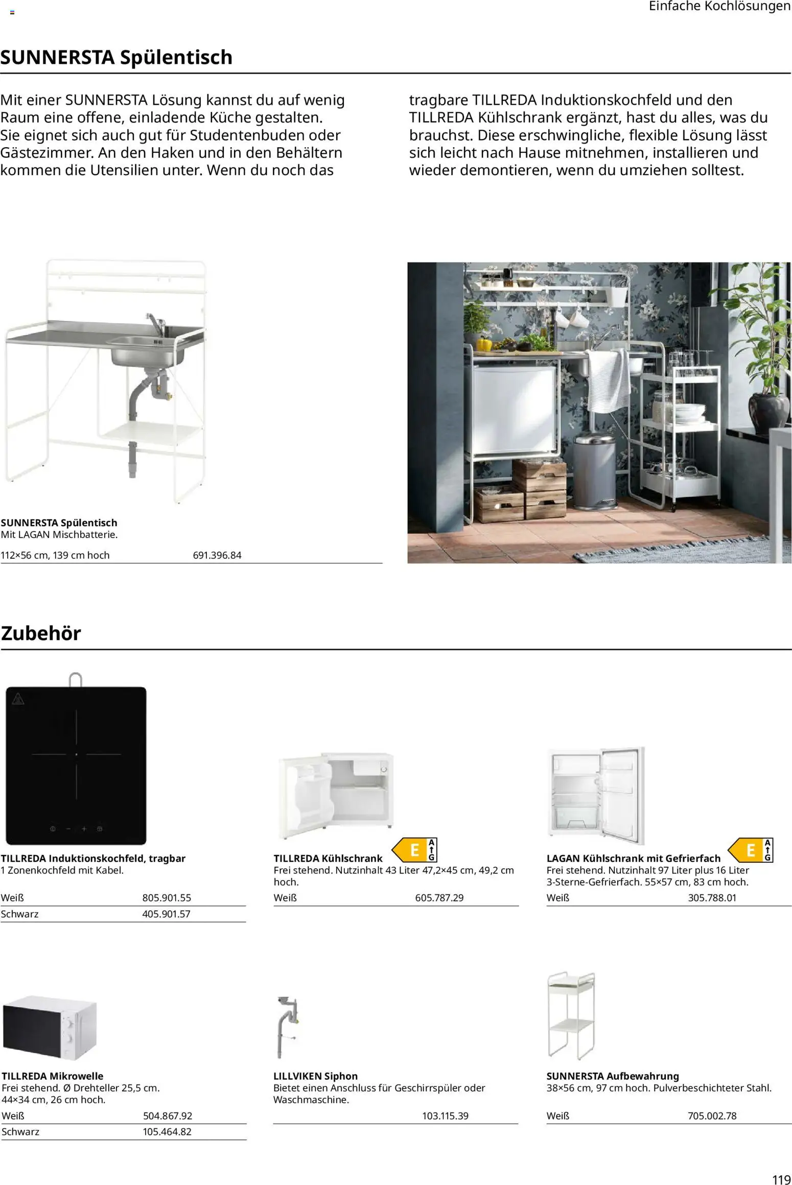 Ikea Prospekt 	 – gültig ab 01.04.2025 | Seite: 119 | Produkte: Mikrowelle, Geschirrspüler, Küche, Kühlschrank