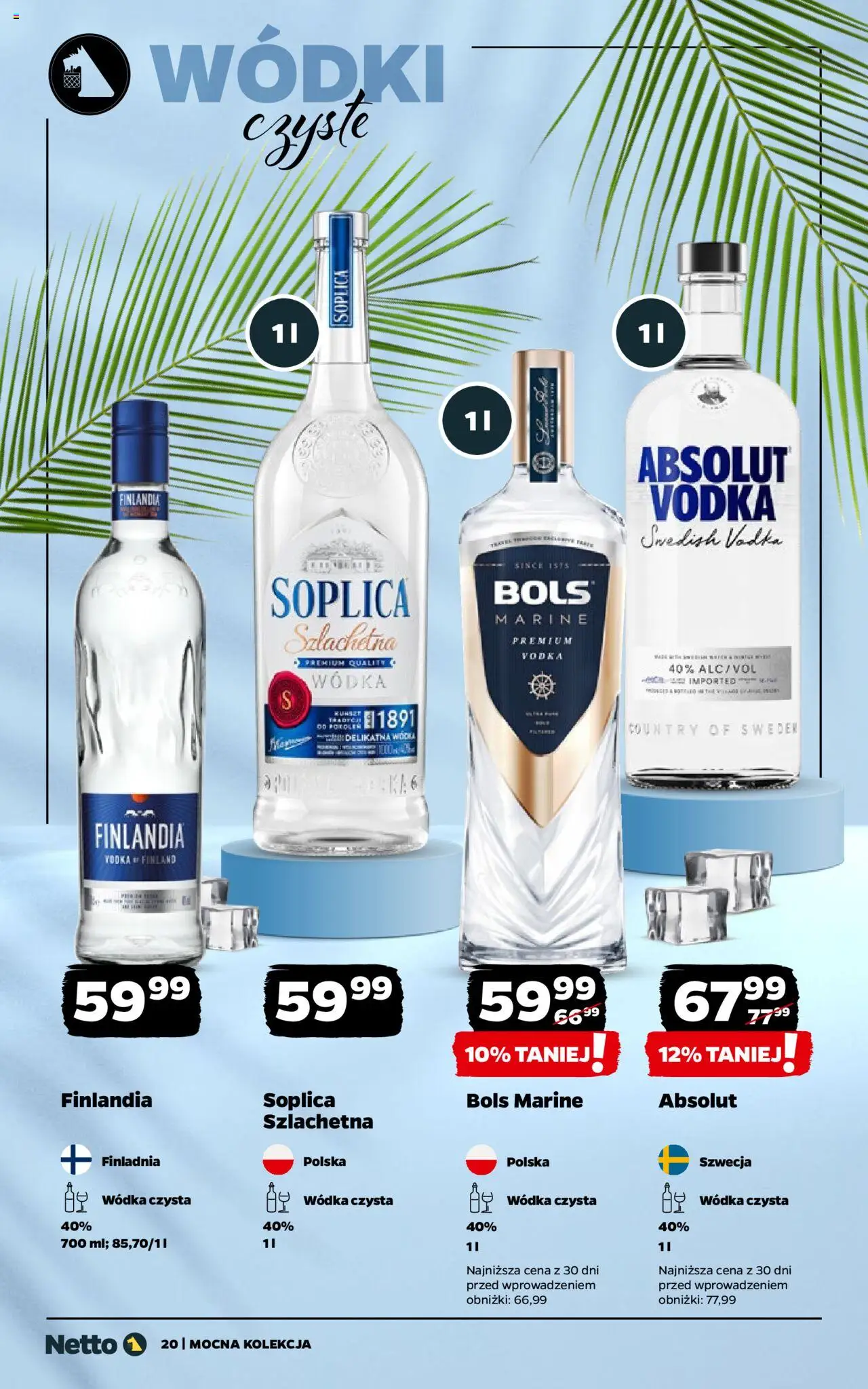 Netto gazetka - Mocna Kolekcja od 18.08.2025 | Strona: 20 | Produkty: Vodka, Wódka