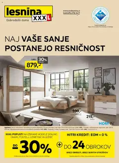 XXXL Lesnina katalog naj vaše sanje postanejo resničnost - pregled letaka veljavnega od 19.08.2025