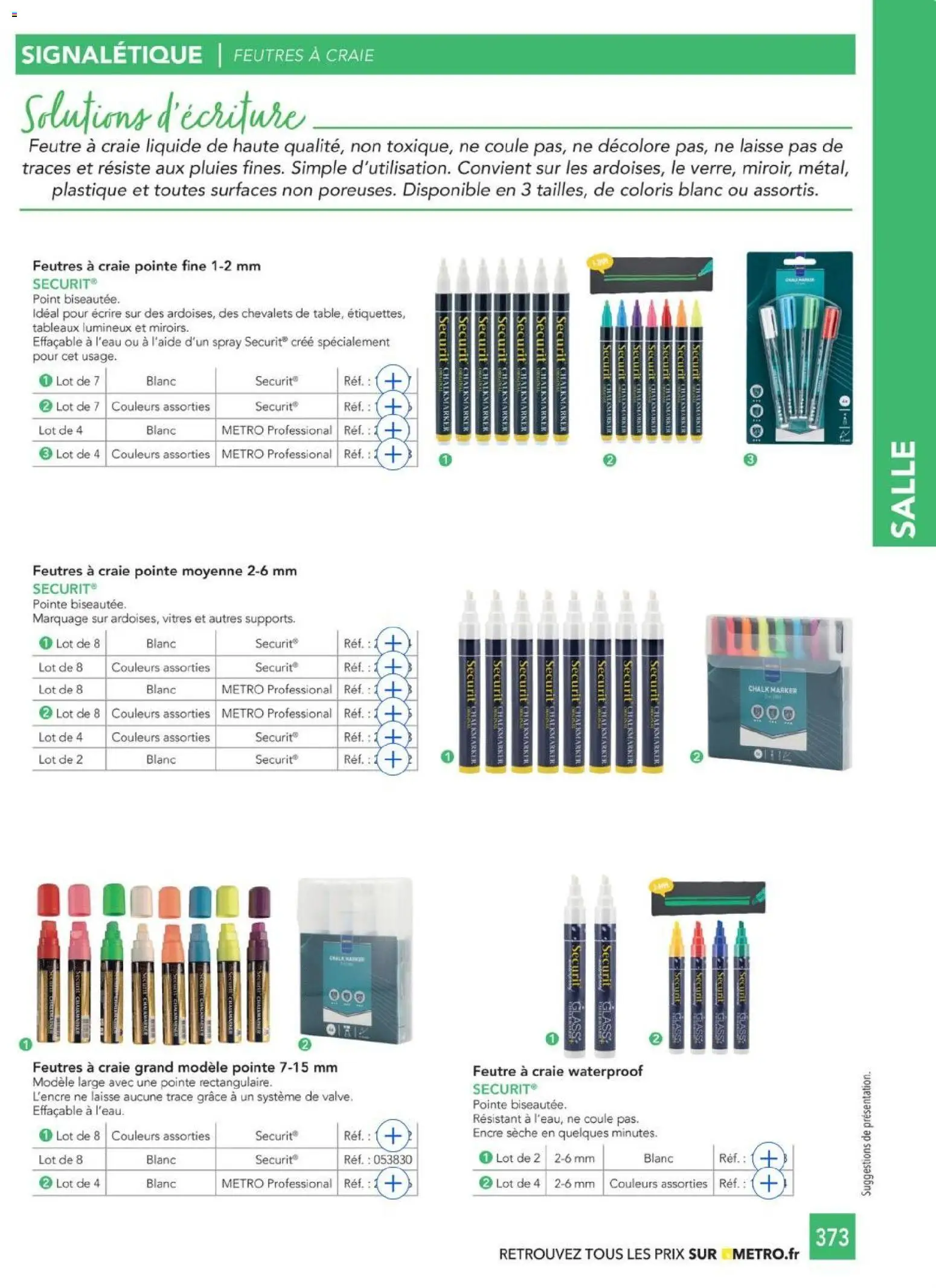 {H1} | Page: 373 | Produits: Chevalets