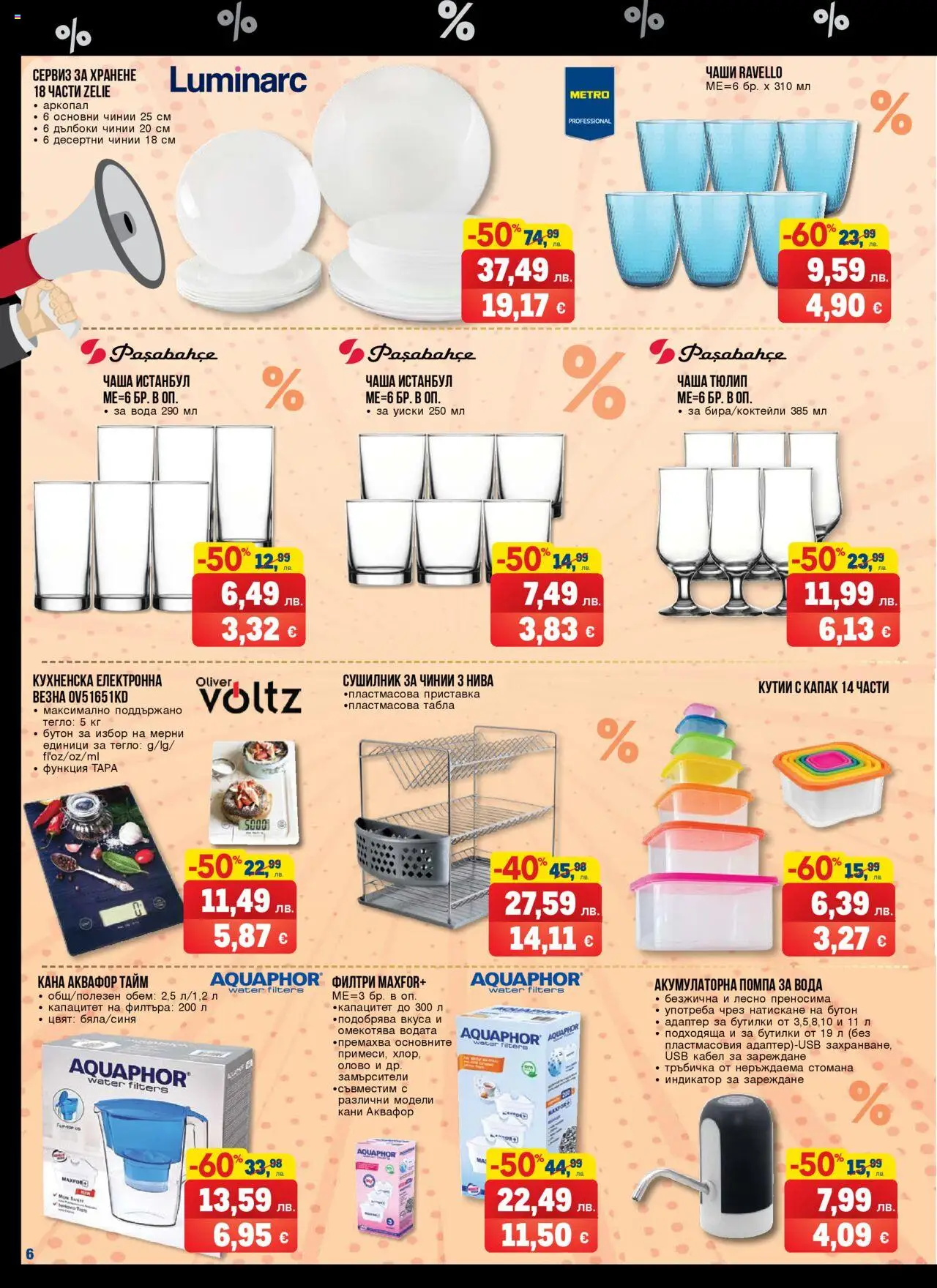  | Страница: 6 | Продукти: Помпа, Чаша, Вода, Кабел